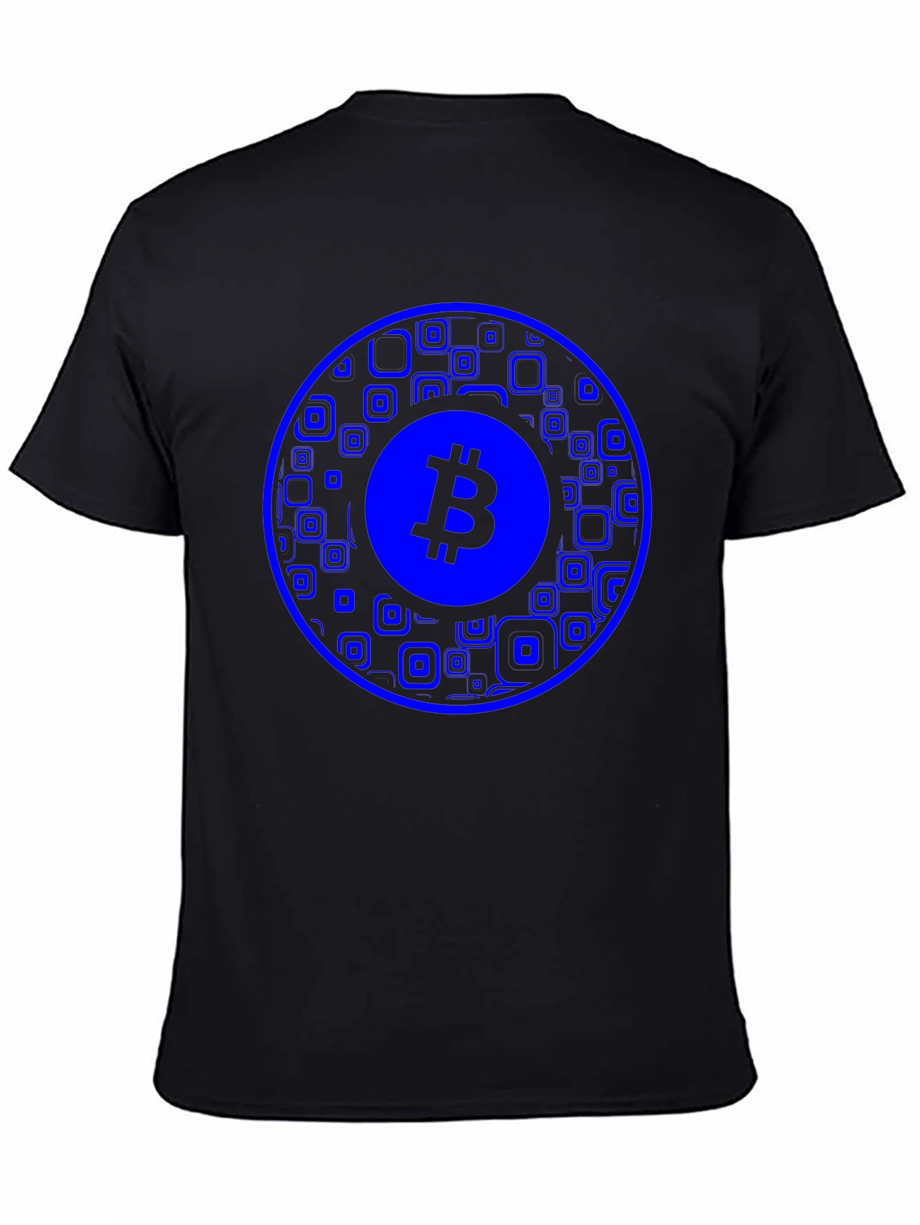 Bitcoin T-Shirt - Circular Design - Black