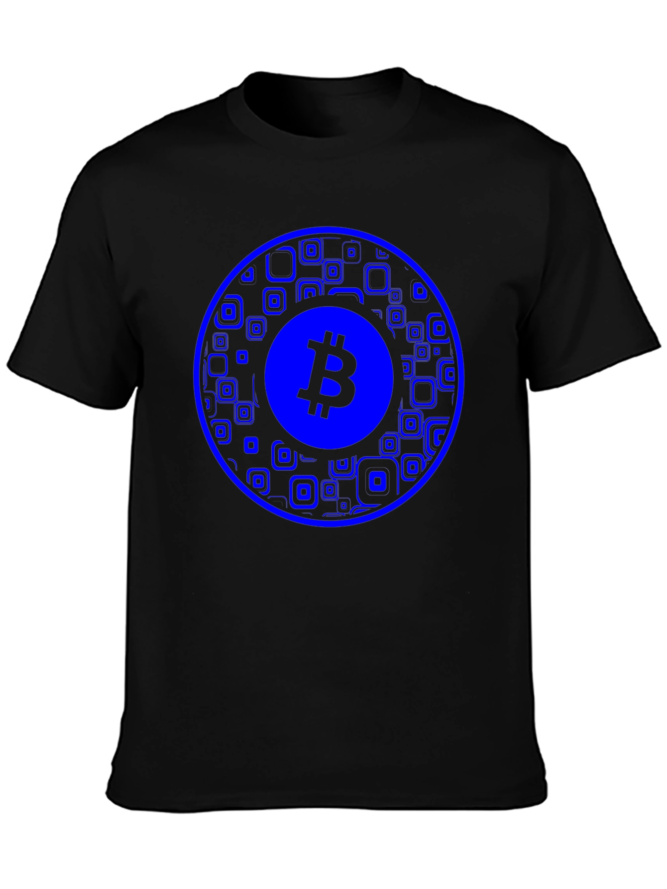 Bitcoin T-Shirt - Circular Design - Black