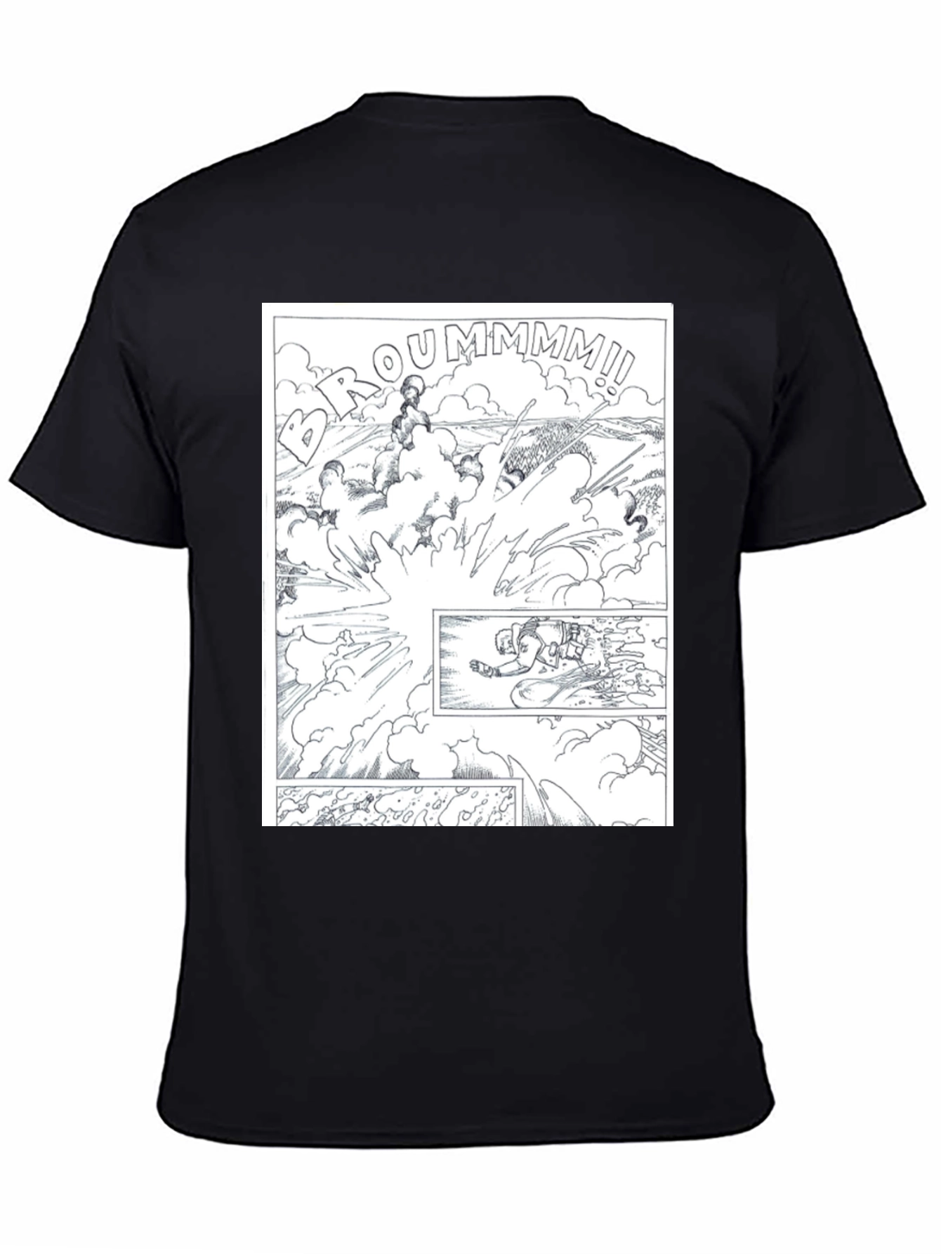 Comic Explosion Graphic Tee - Black