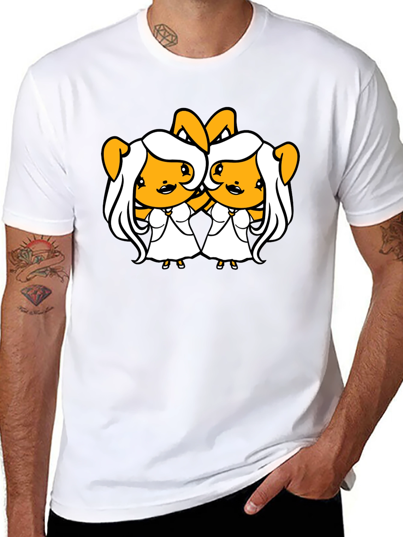 Fun Cartoon Graphic T-Shirt