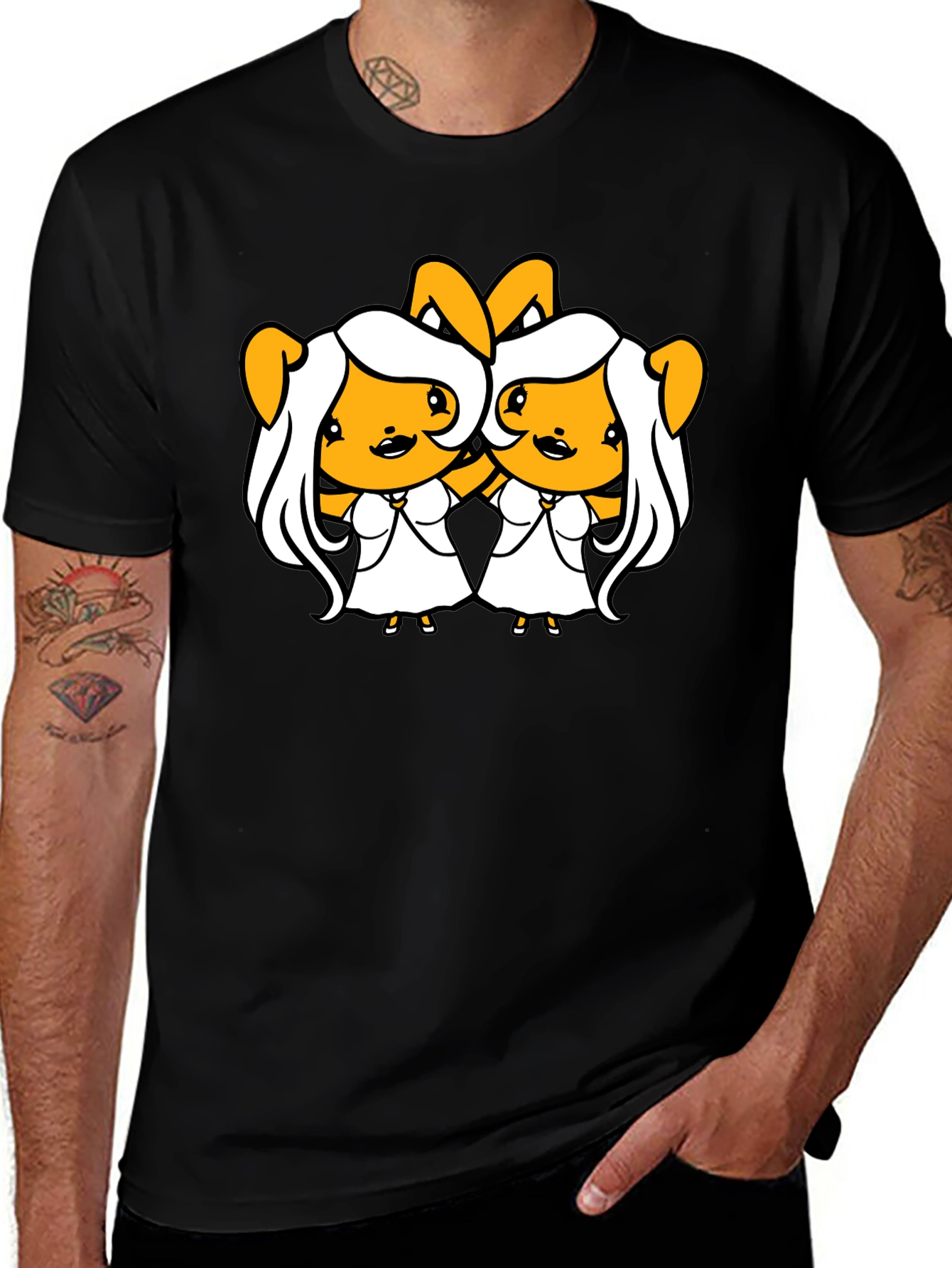 Fun Cartoon Graphic T-Shirt