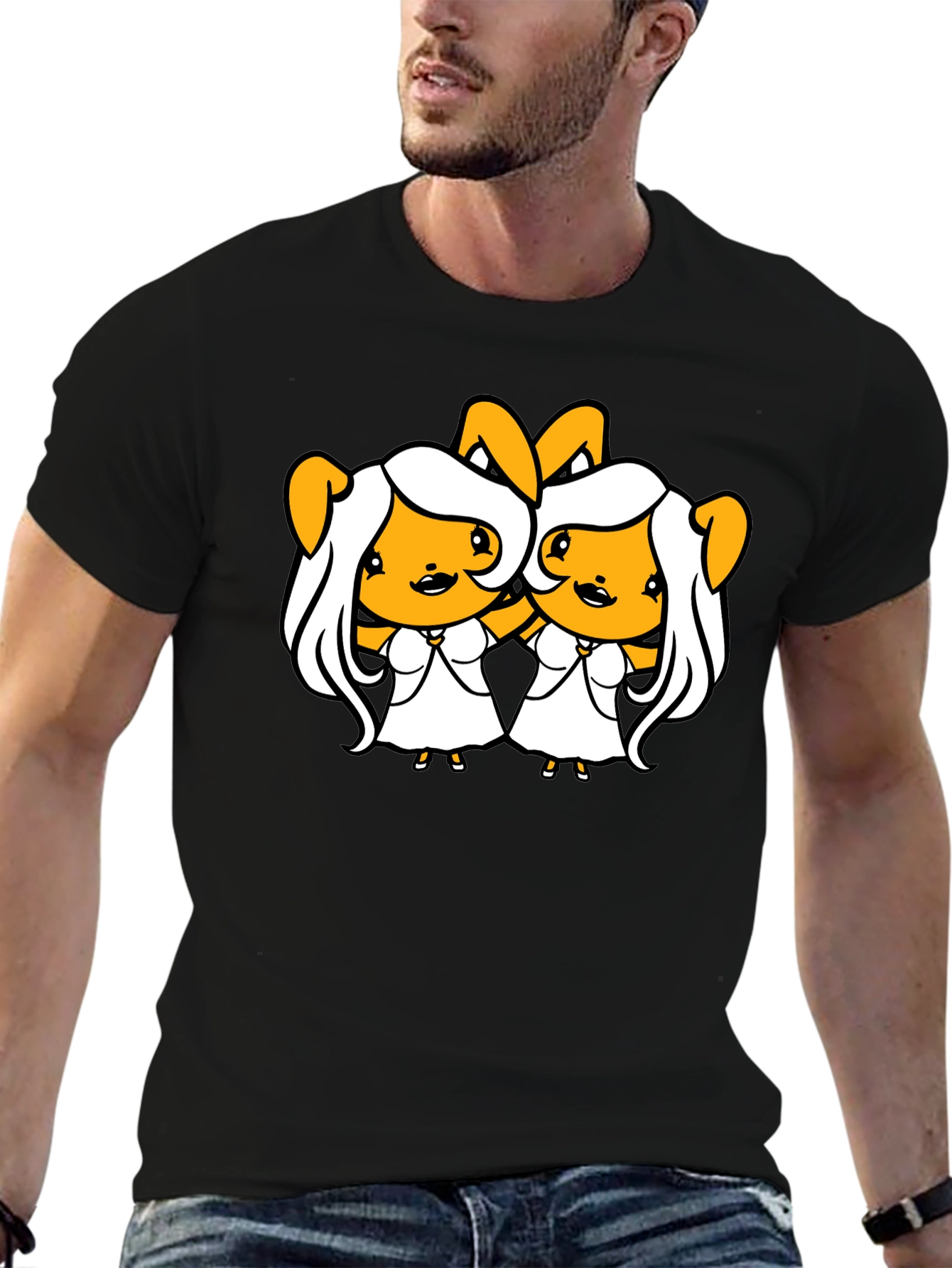 Fun Cartoon Graphic T-Shirt