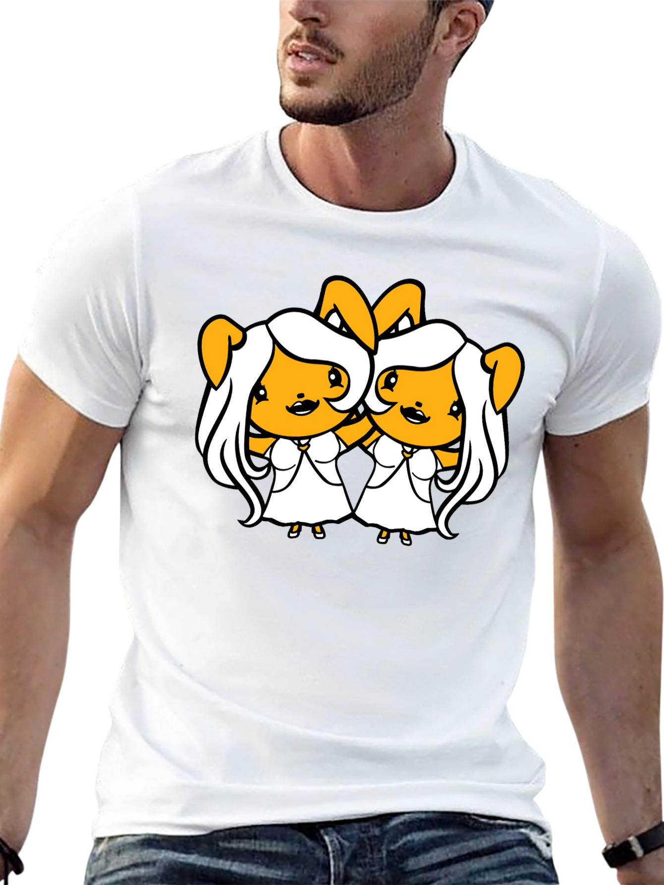 Fun Cartoon Graphic T-Shirt