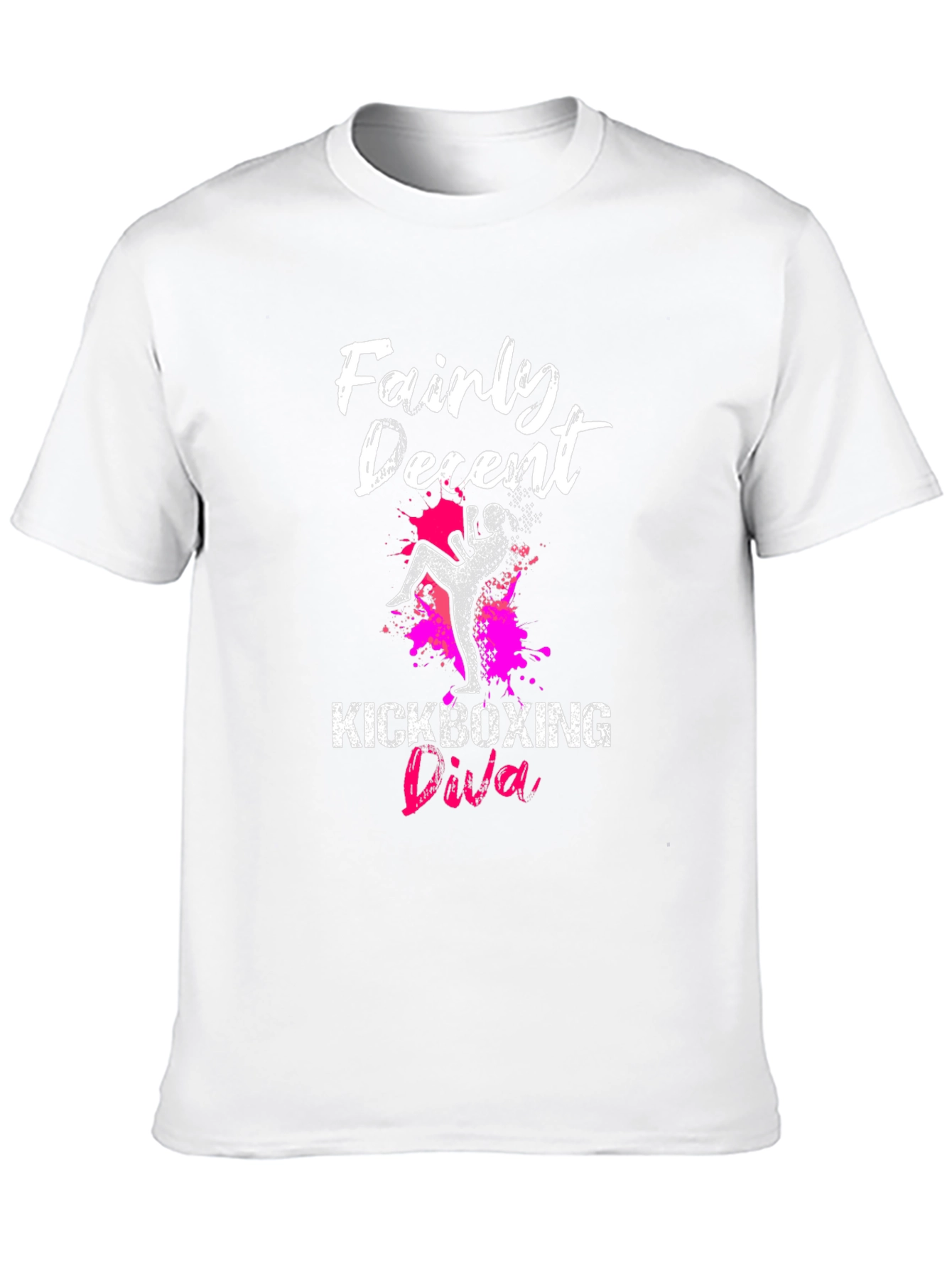 Fairly Decent Kickboxing Diva Black T-Shirt