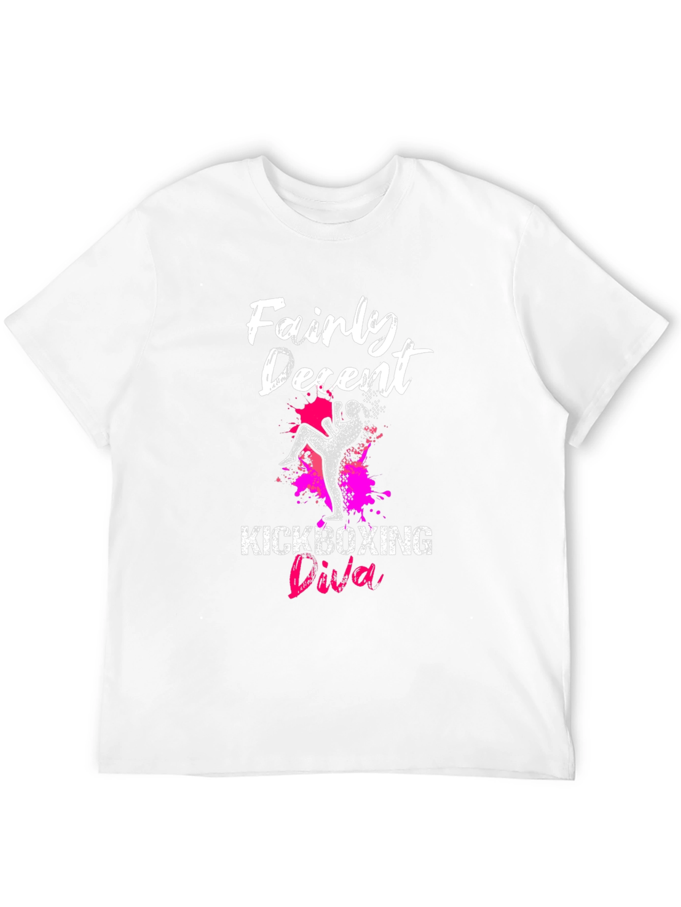 Fairly Decent Kickboxing Diva Black T-Shirt