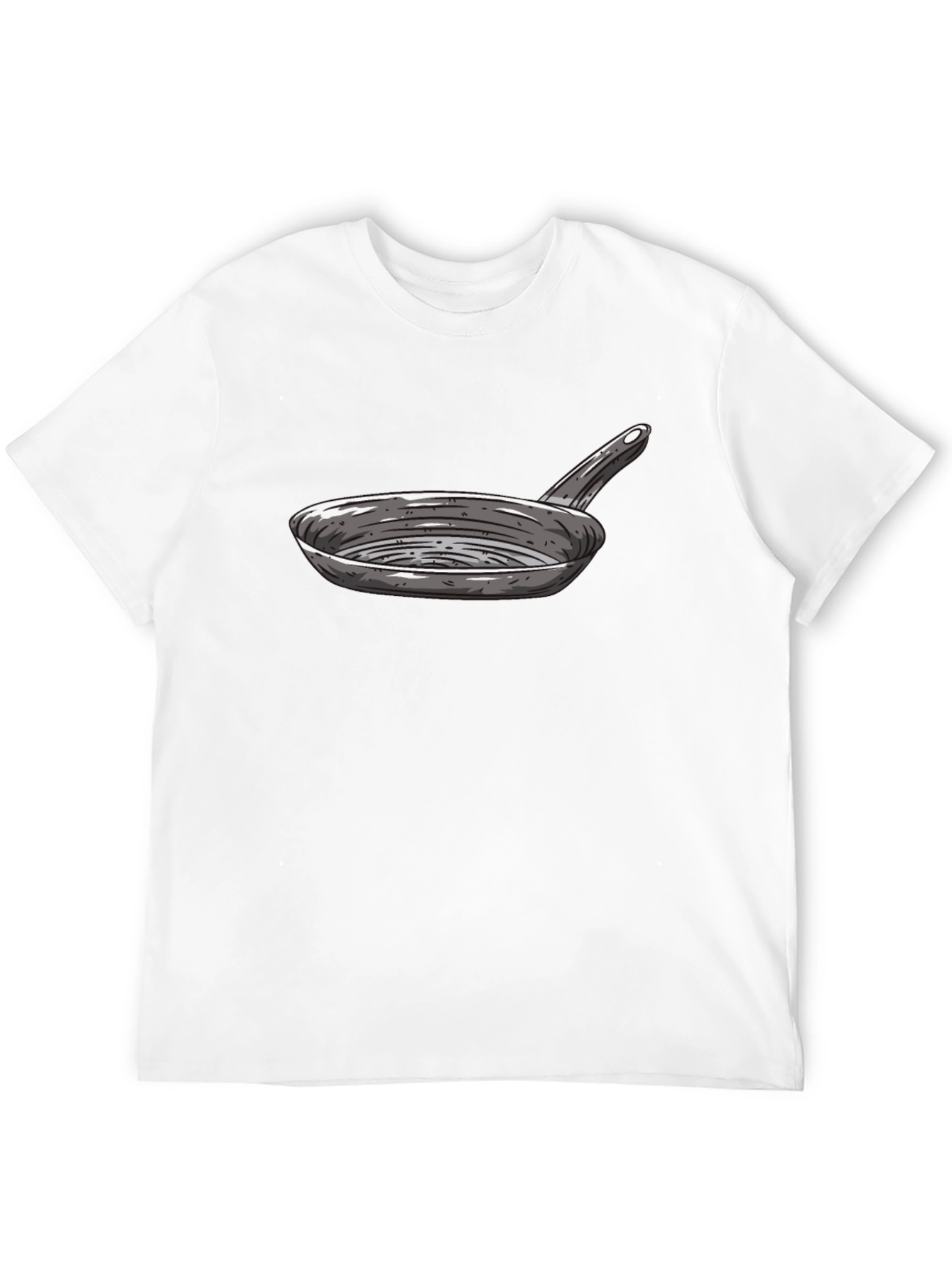 Frying Pan Graphic Tee - Unique Cookware T-Shirt