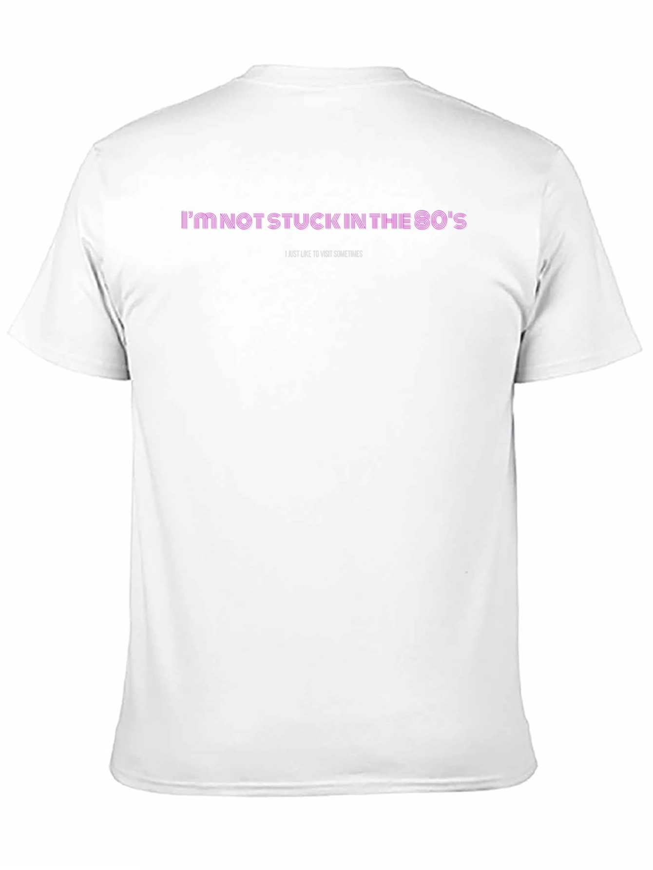 Funny 80s Visit Black T-Shirt
