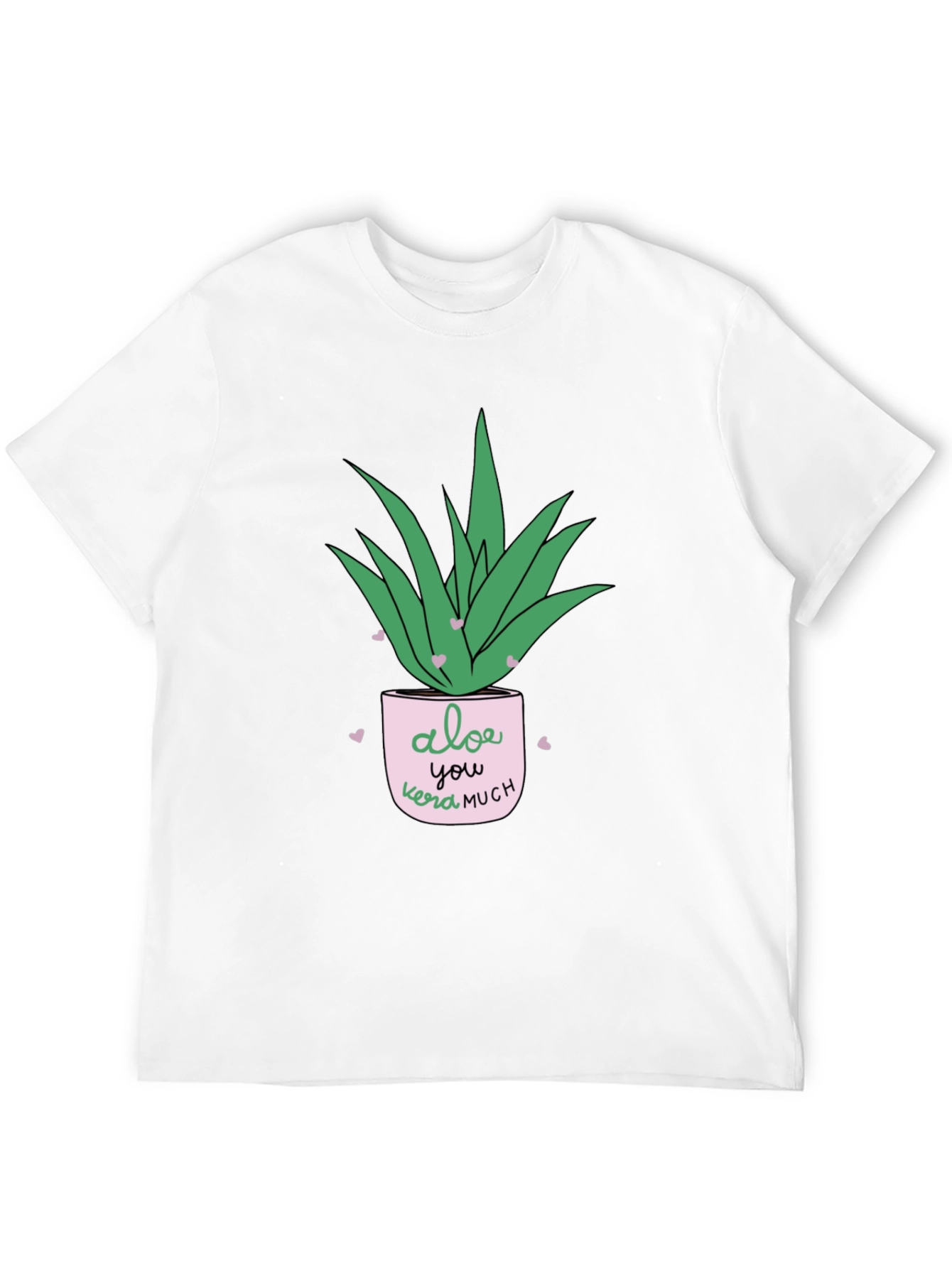 Aloe You Vera Much Black T-Shirt
