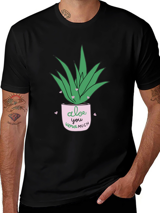 Aloe You Vera Much Black T-Shirt