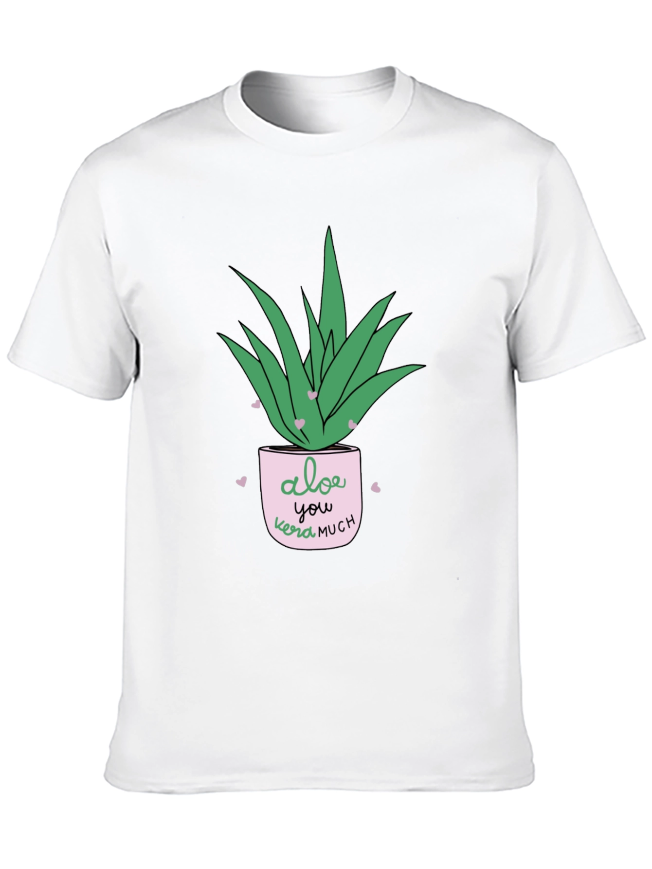 Aloe You Vera Much Black T-Shirt
