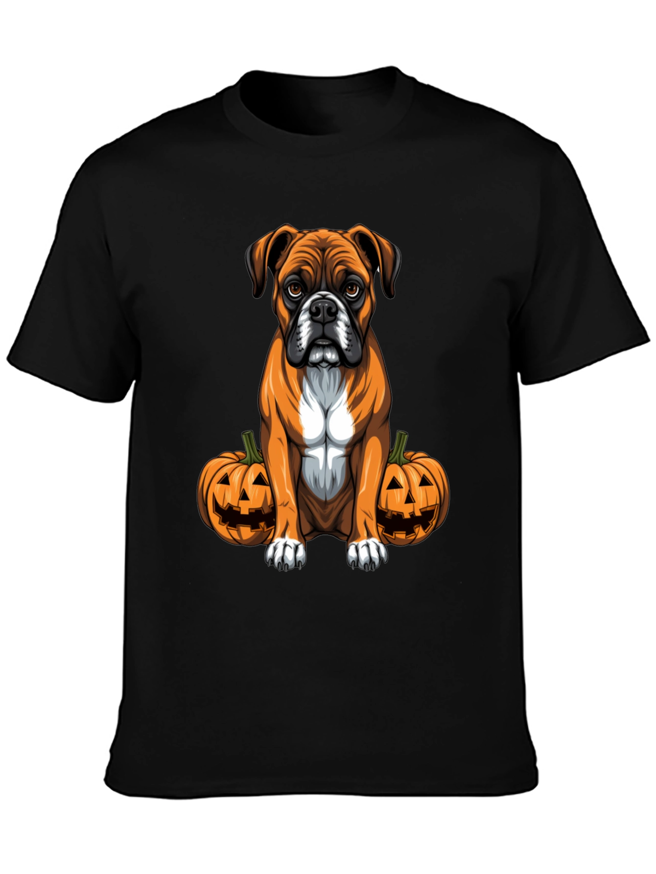 Halloween Boxer Dog T-Shirt - Spooky Season Tee