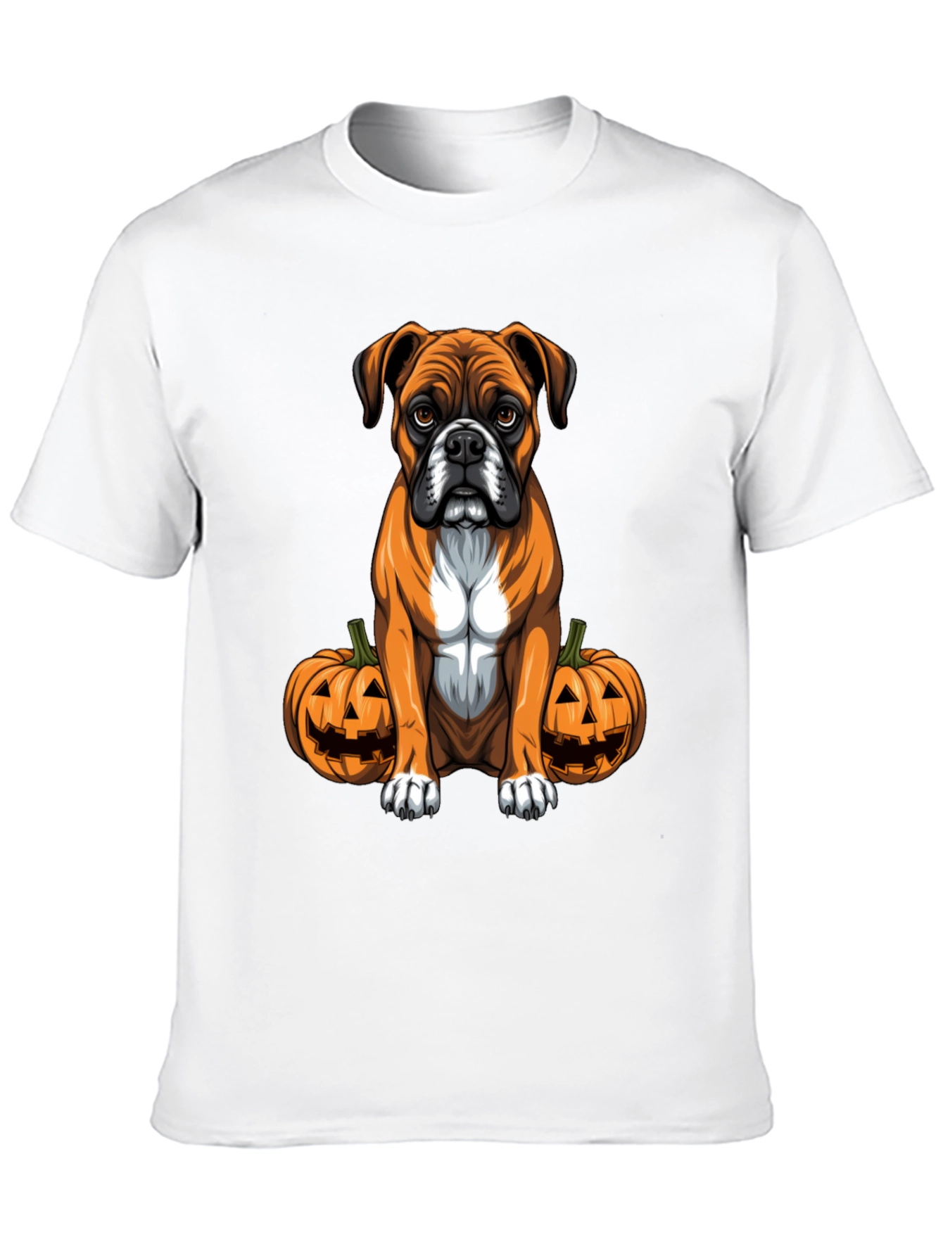 Halloween Boxer Dog T-Shirt - Spooky Season Tee
