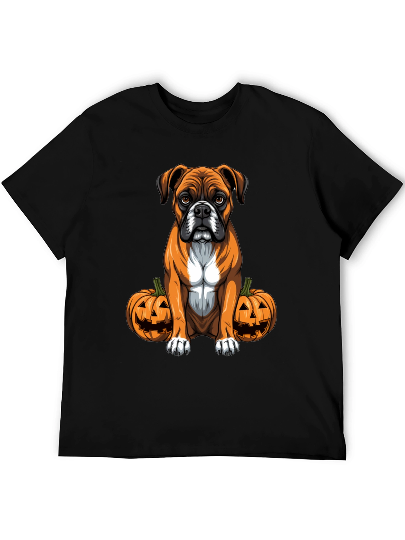 Halloween Boxer Dog T-Shirt - Spooky Season Tee