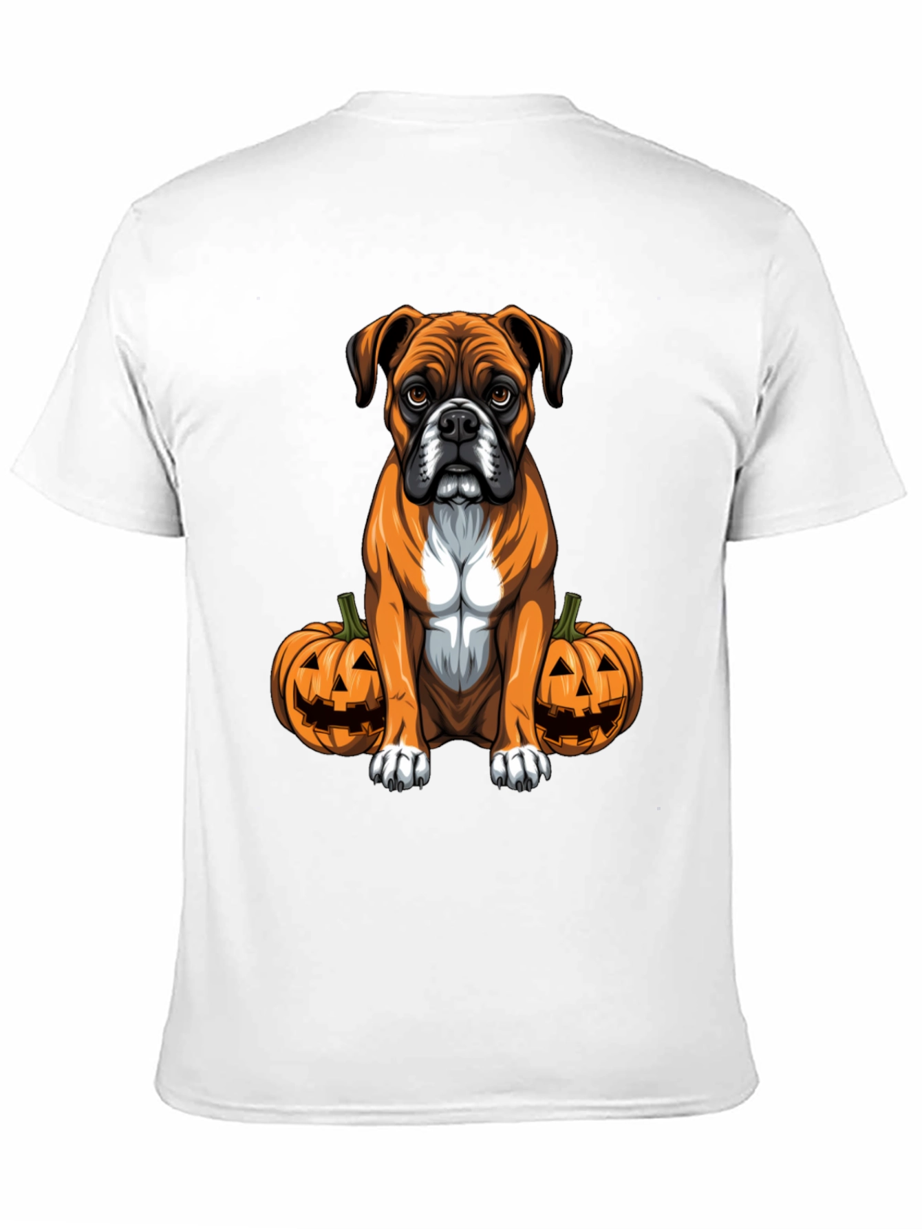 Halloween Boxer Dog T-Shirt - Spooky Season Tee