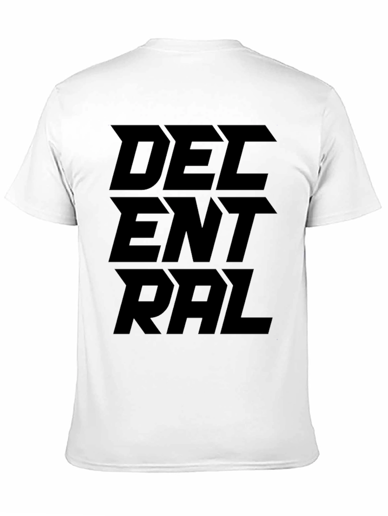 Decentral T-Shirt - Bold Graphic Print Casual Wear