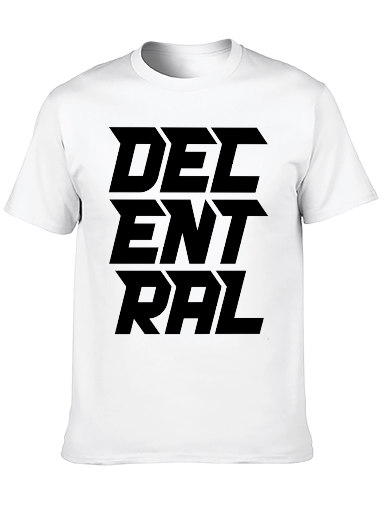 Decentral T-Shirt - Bold Graphic Print Casual Wear