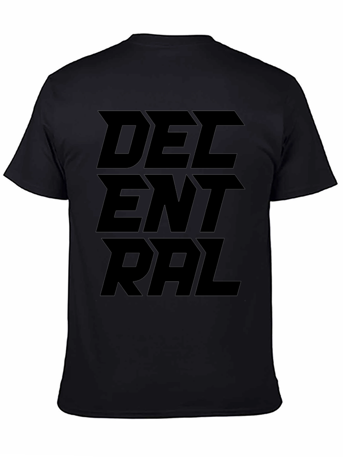 Decentral T-Shirt - Bold Graphic Print Casual Wear