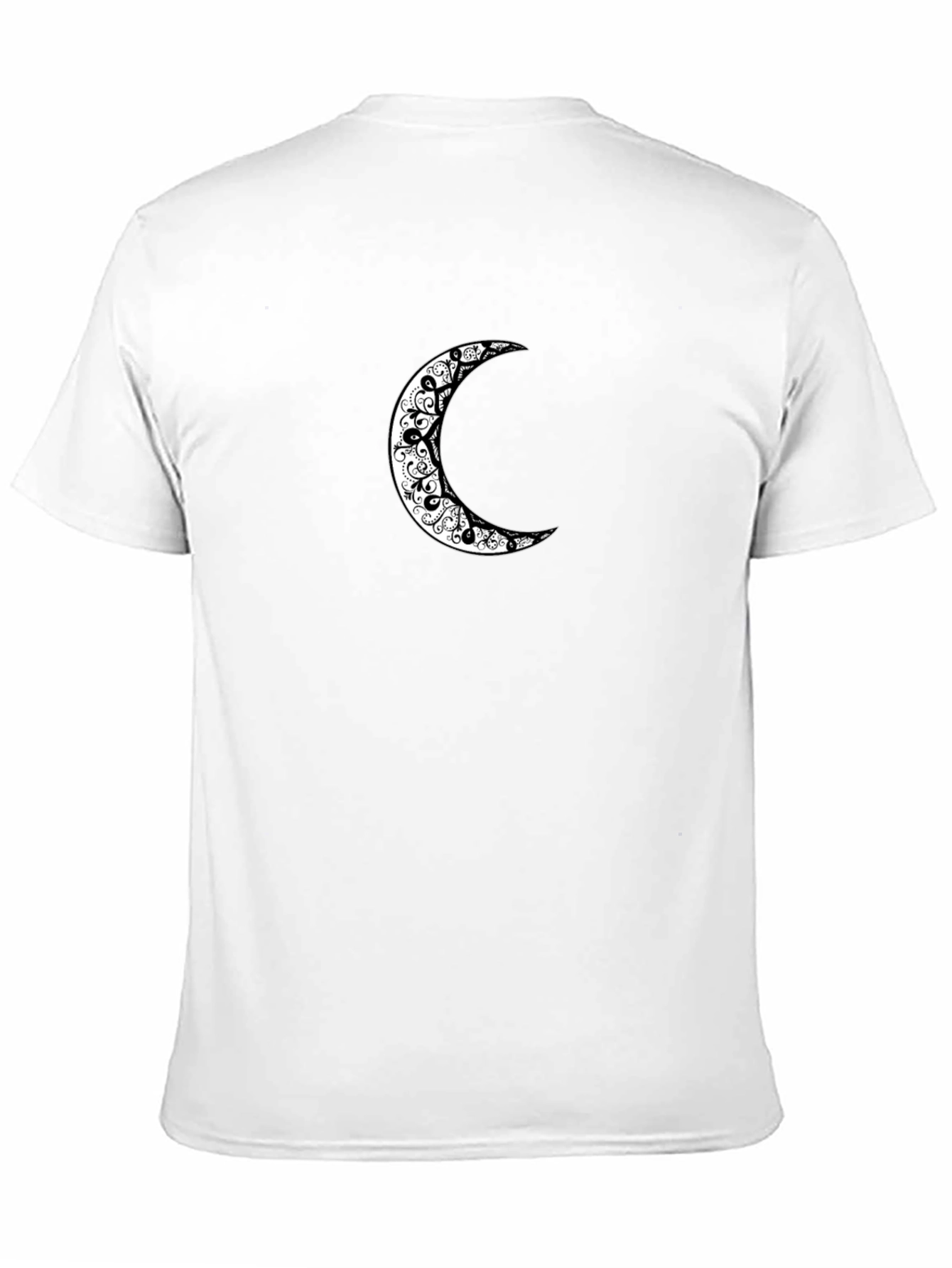 Crescent Moon Graphic Black T-Shirt