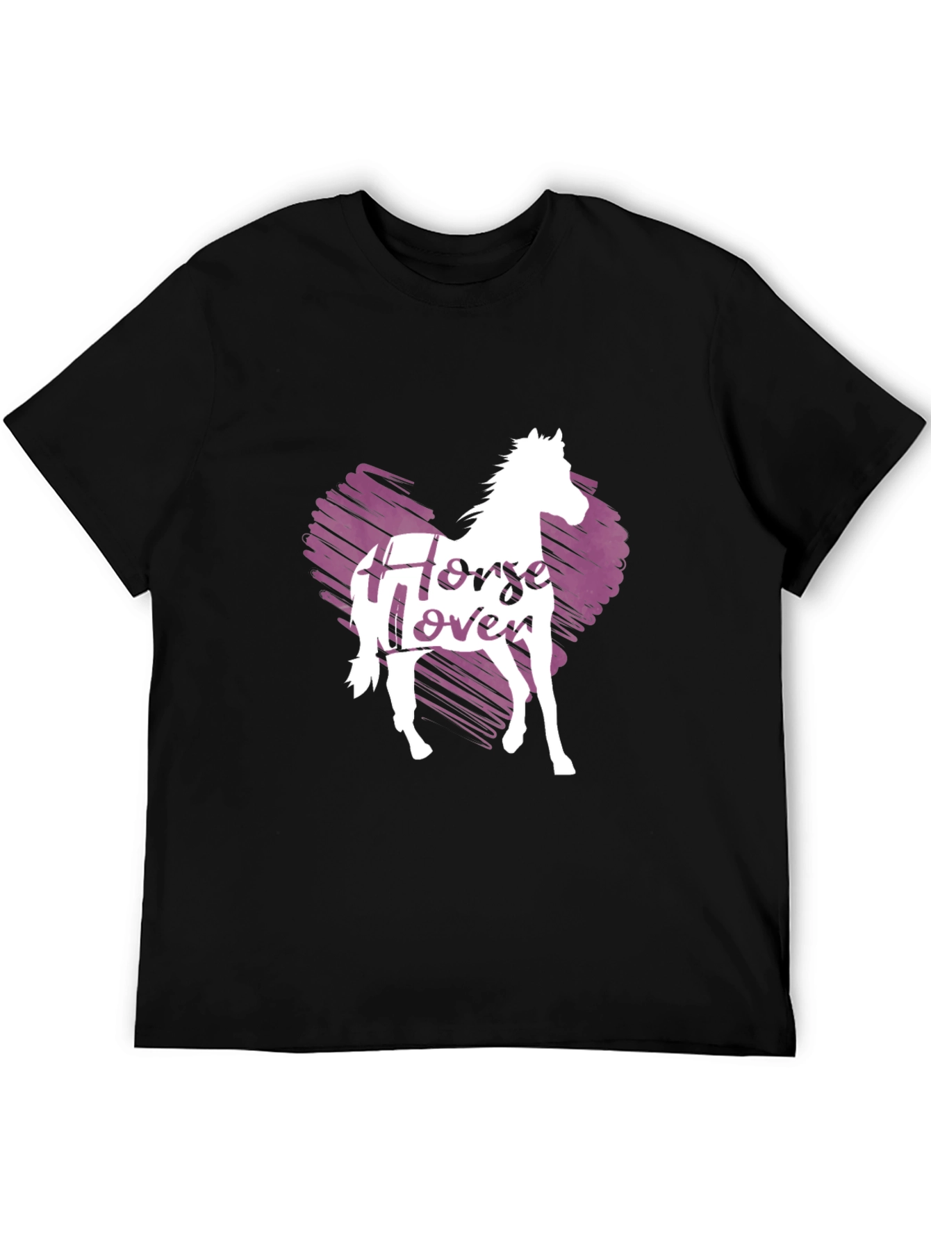 Horse Lover Graphic Tee - Black