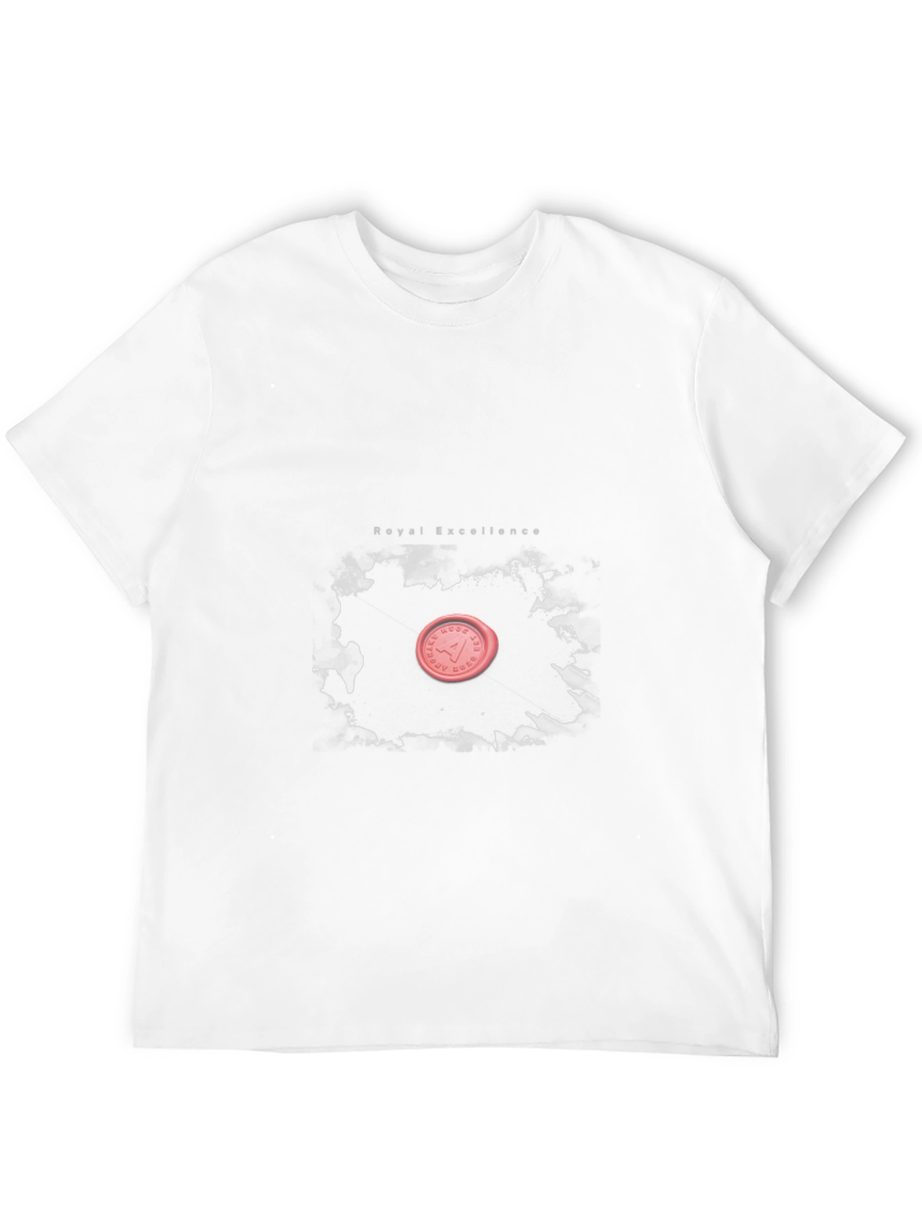 Royal Excellence Graphic Tee - Stylish Black T-Shirt