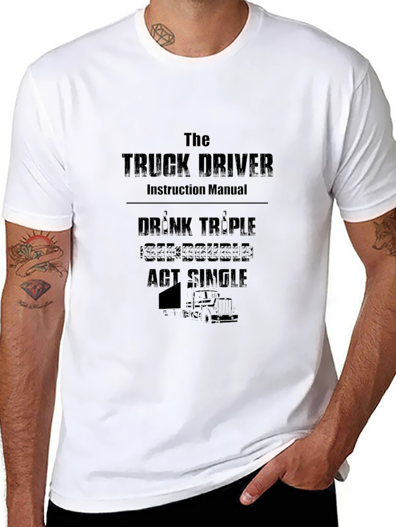 Truck Driver Instruction Manual Novelty T-Shirt