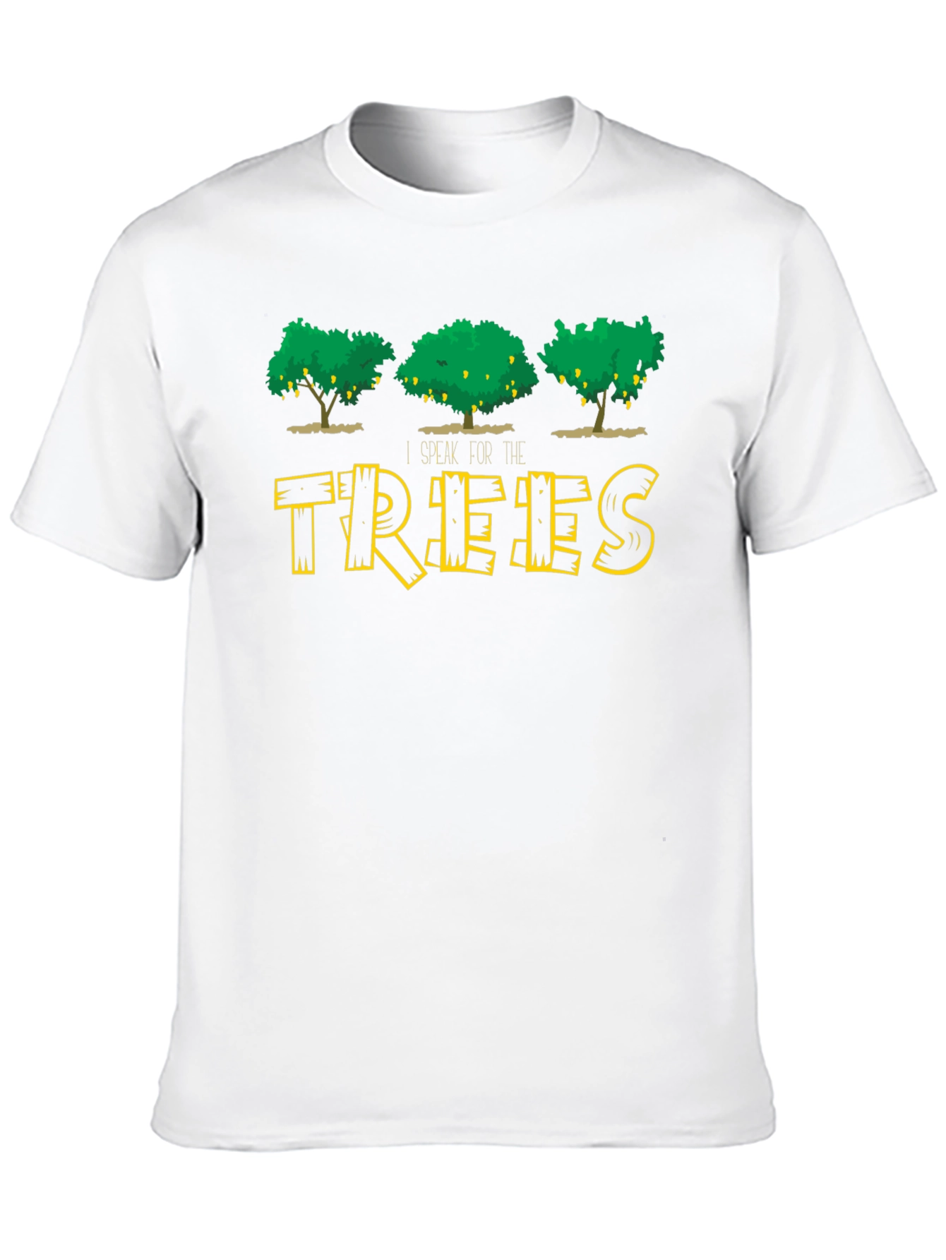 I Speak For The Trees Black T-Shirt