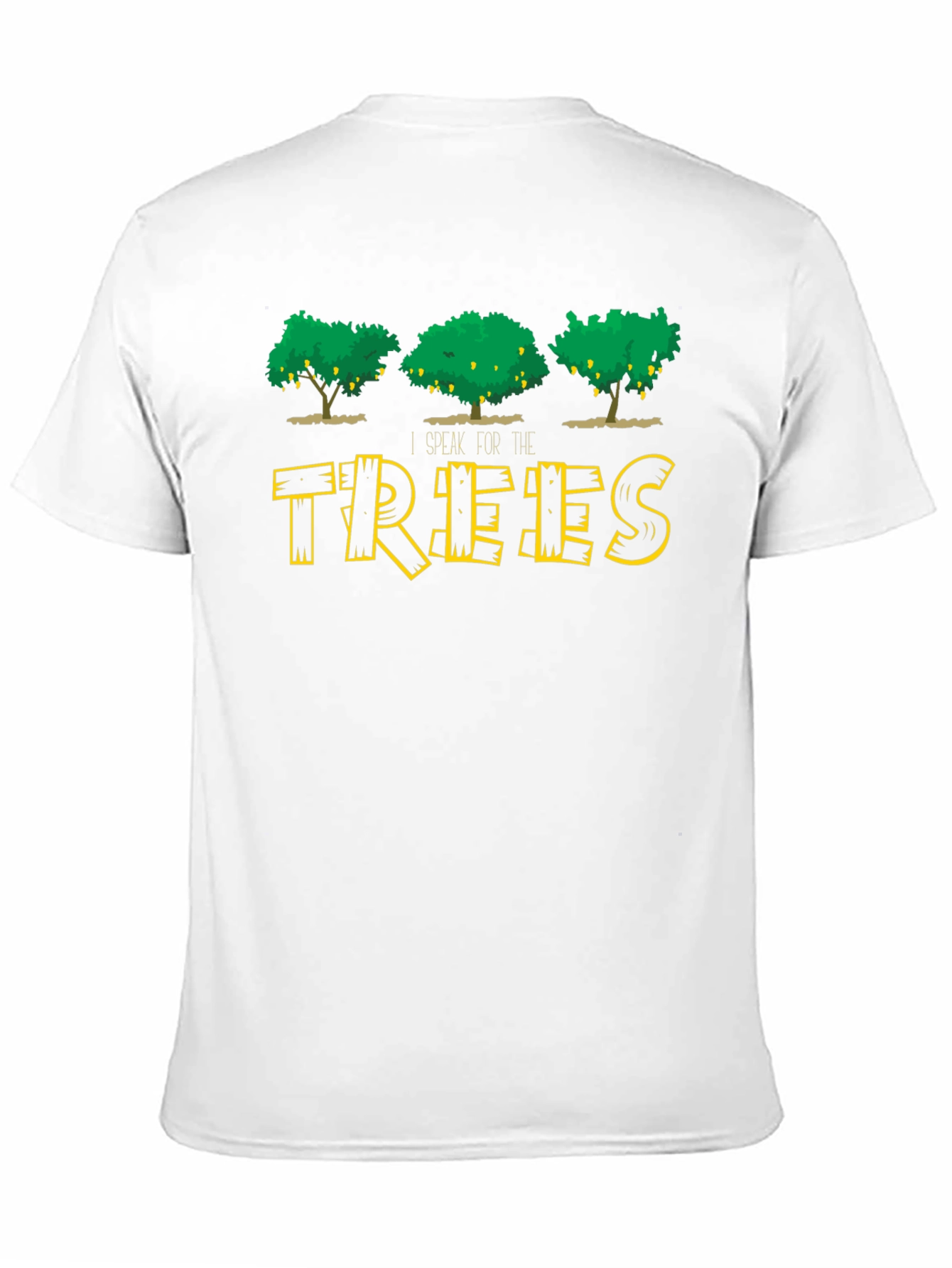 I Speak For The Trees Black T-Shirt