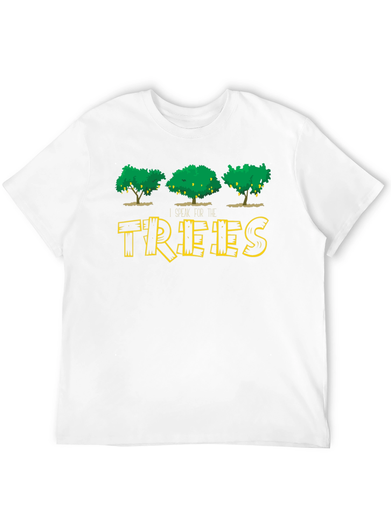 I Speak For The Trees Black T-Shirt