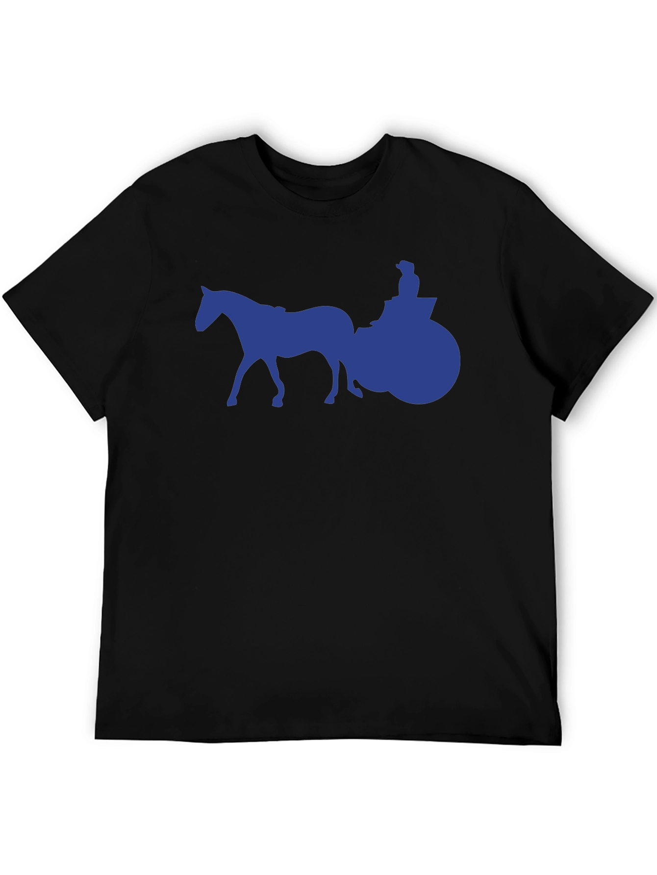 Horse & Carriage Graphic Tee - Classic Style