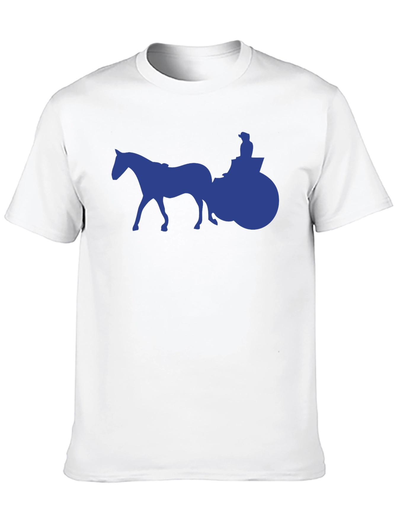 Horse & Carriage Graphic Tee - Classic Style