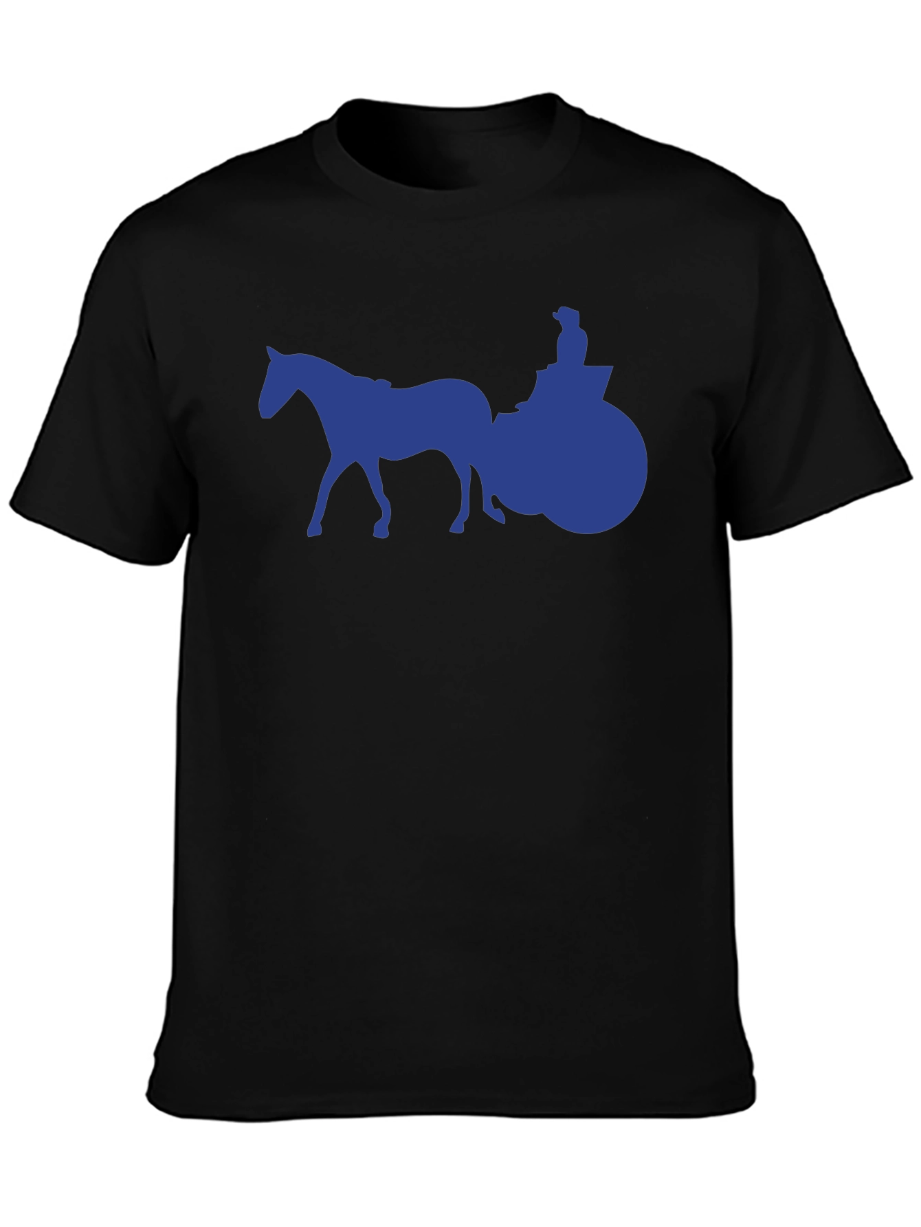 Horse & Carriage Graphic Tee - Classic Style