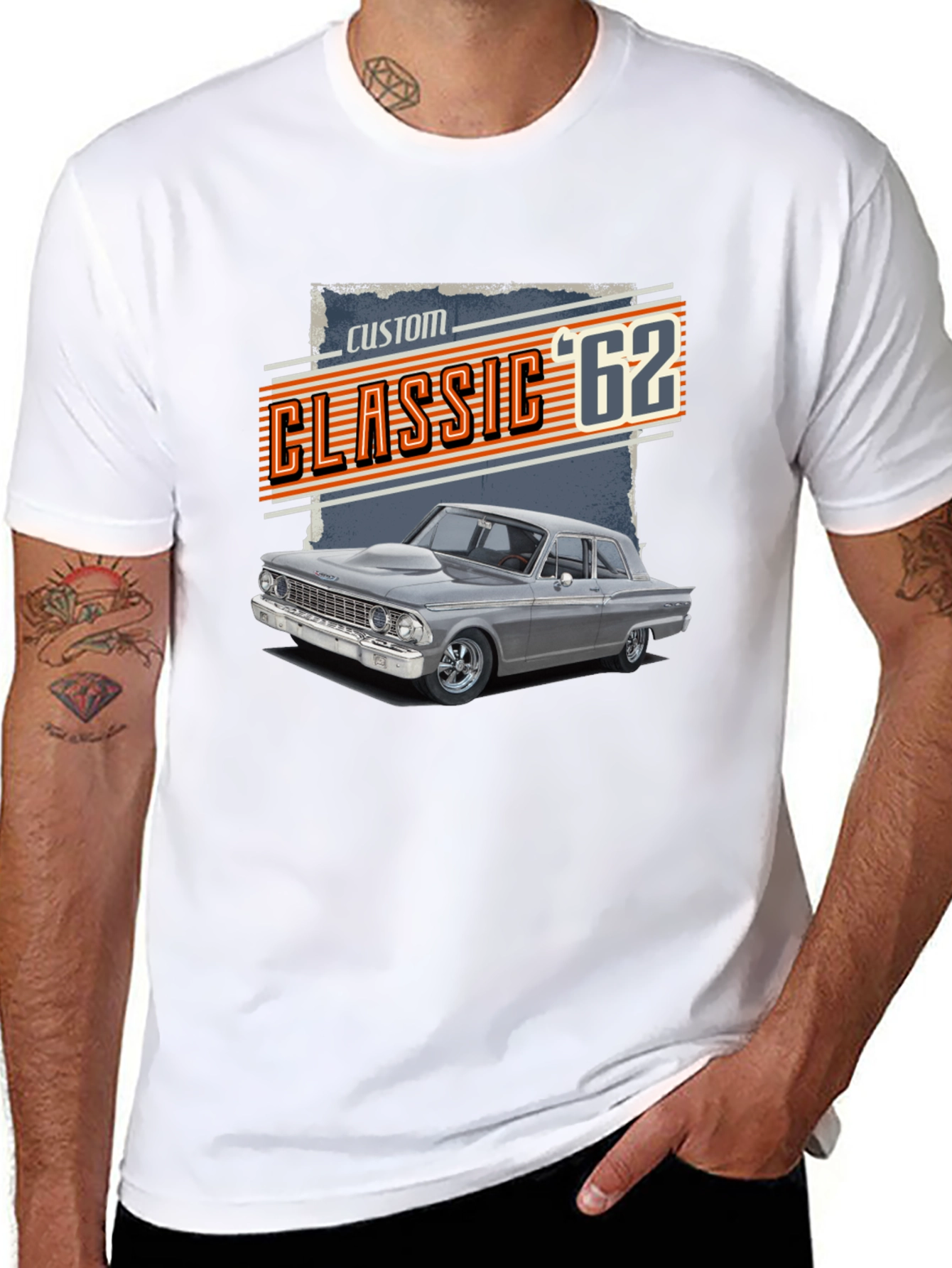 Classic 62 Car T-Shirt - Custom Design