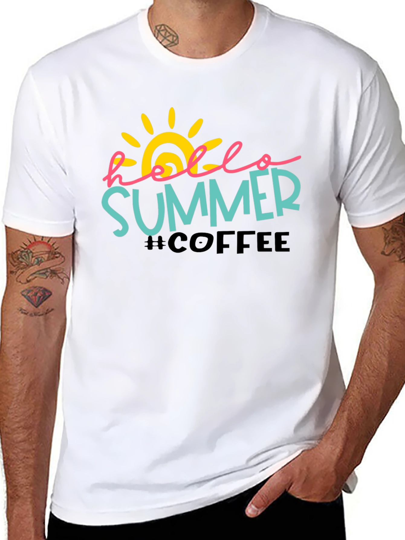 Hello Summer Coffee T-Shirt
