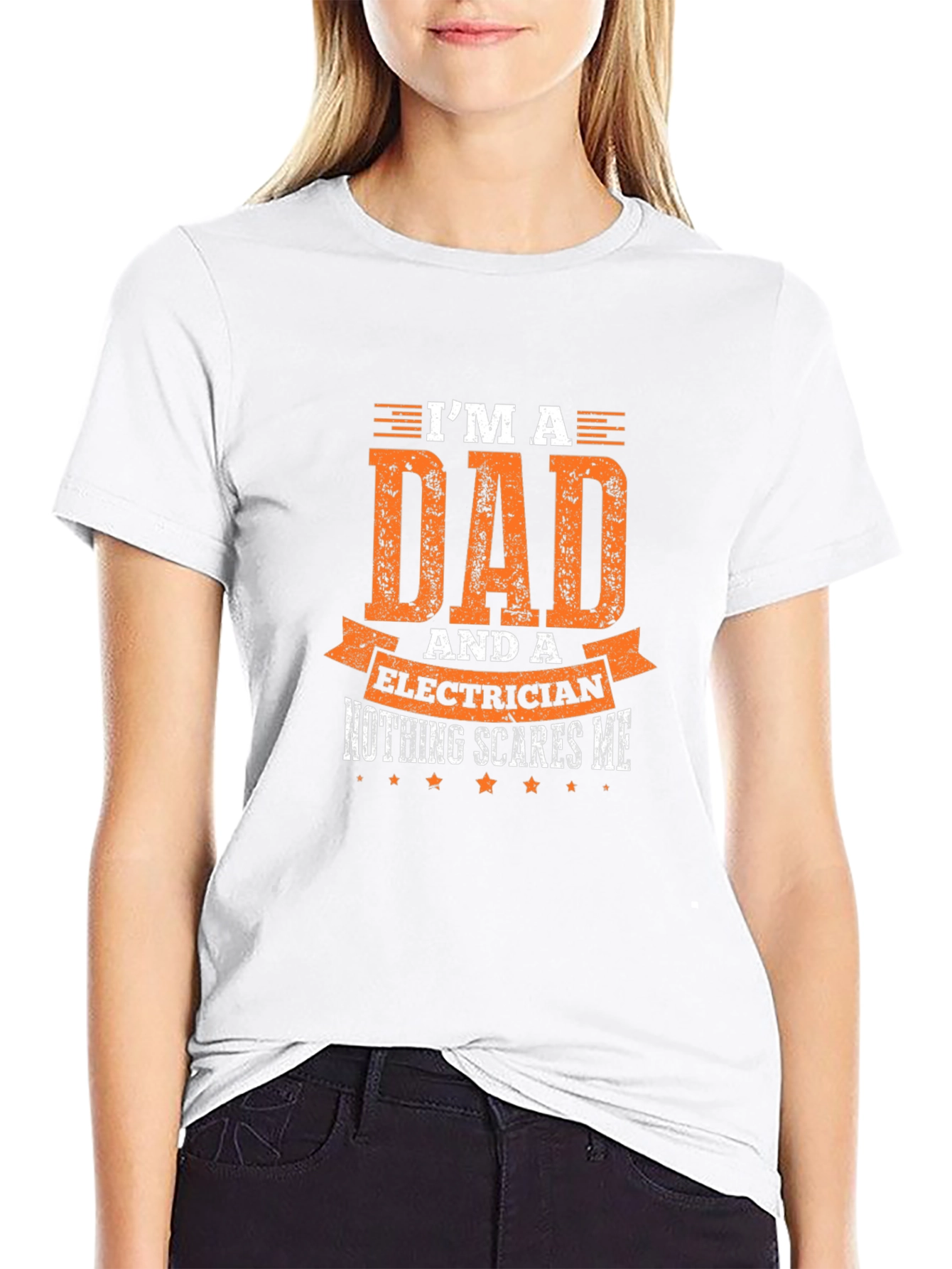 Dad Electrician T-Shirt: Nothing Scares Me