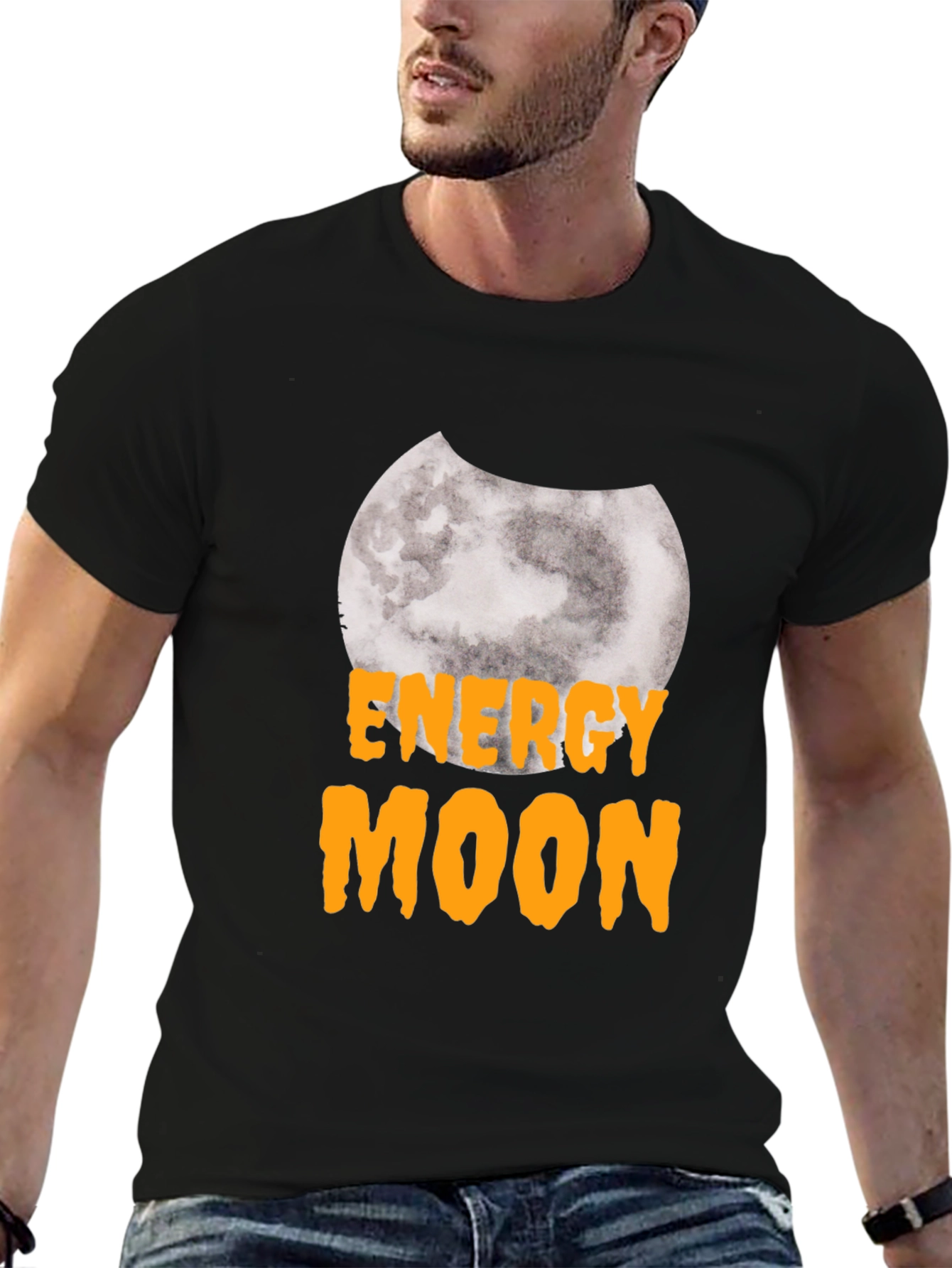 Energy Moon Graphic T-Shirt