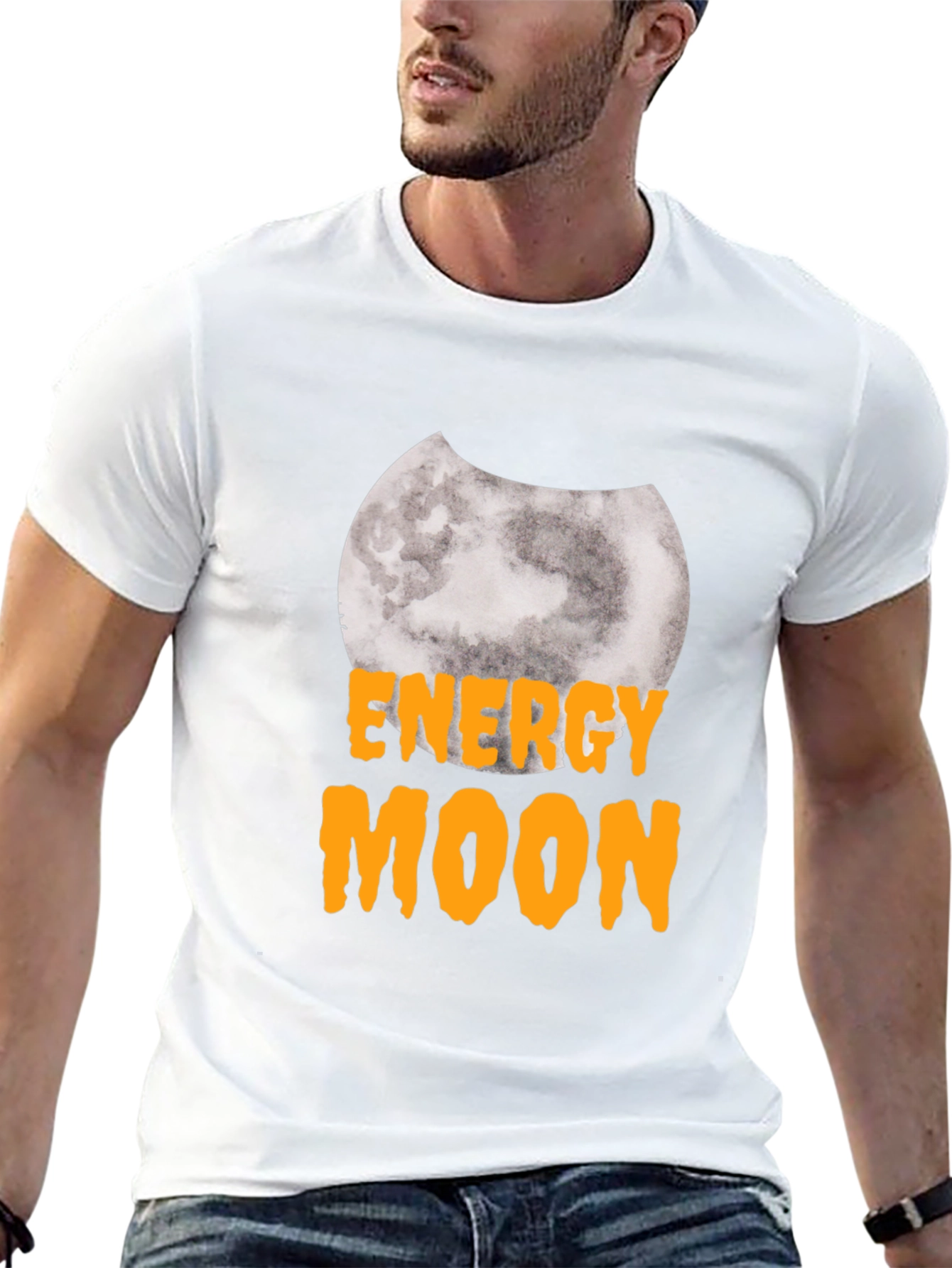 Energy Moon Graphic T-Shirt