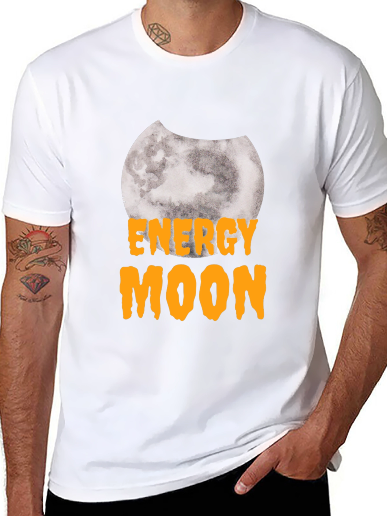 Energy Moon Graphic T-Shirt