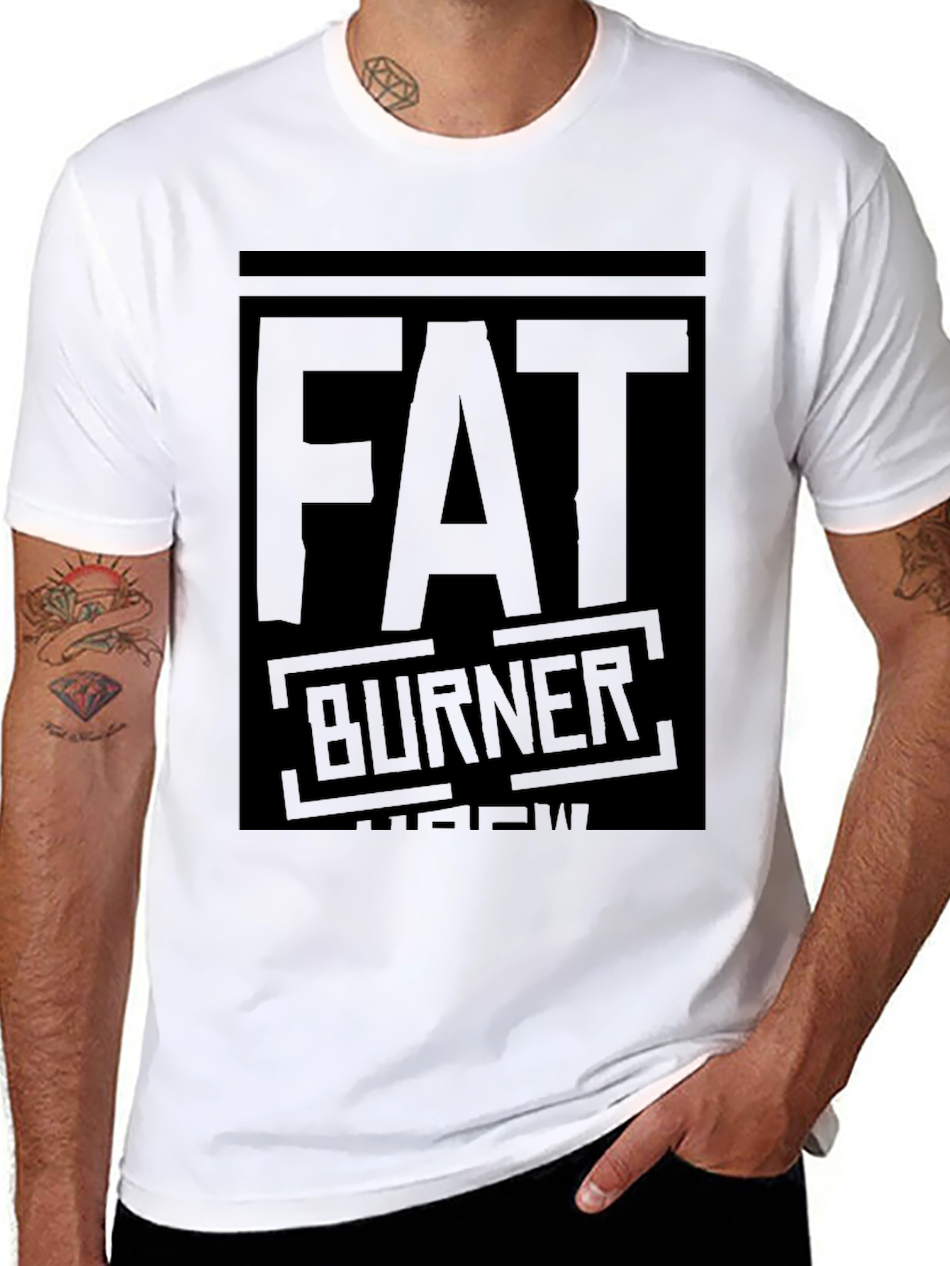 Fat Burner Black Graphic Tee