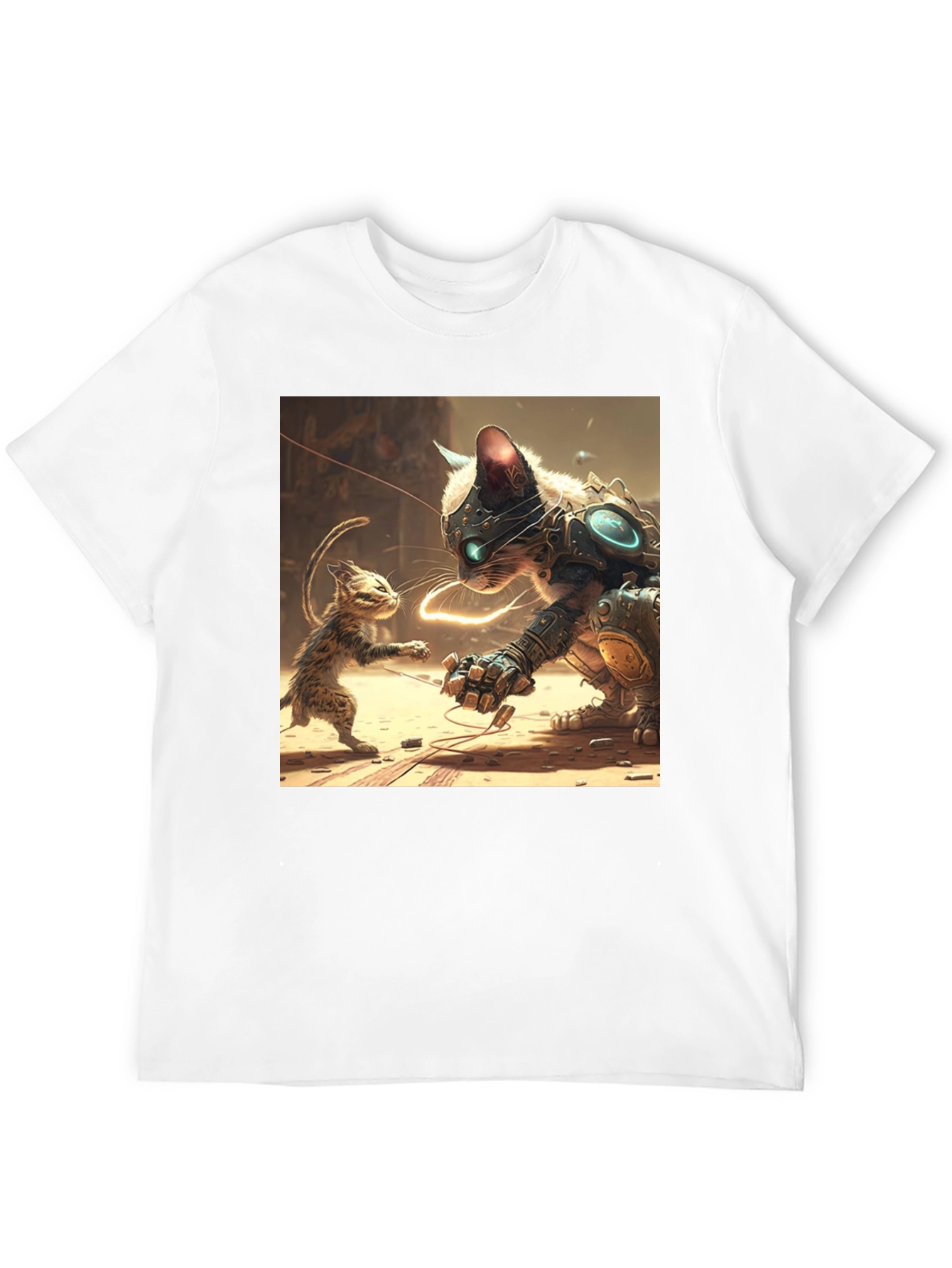 Futuristic Cat T-Shirt
