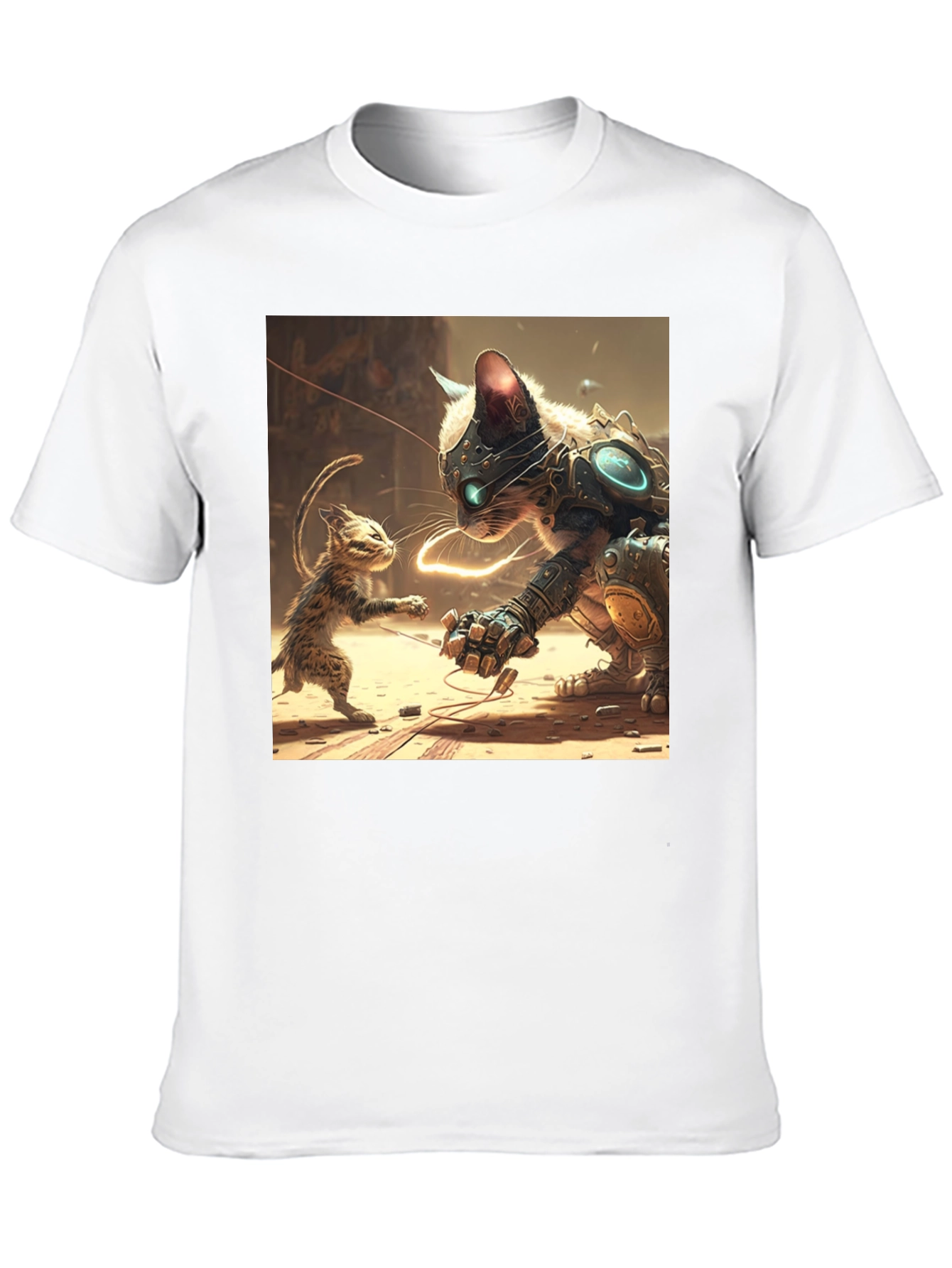 Futuristic Cat T-Shirt