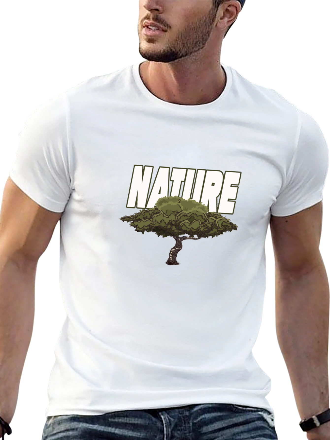 Nature Graphic T-Shirt - Cool Tree Design