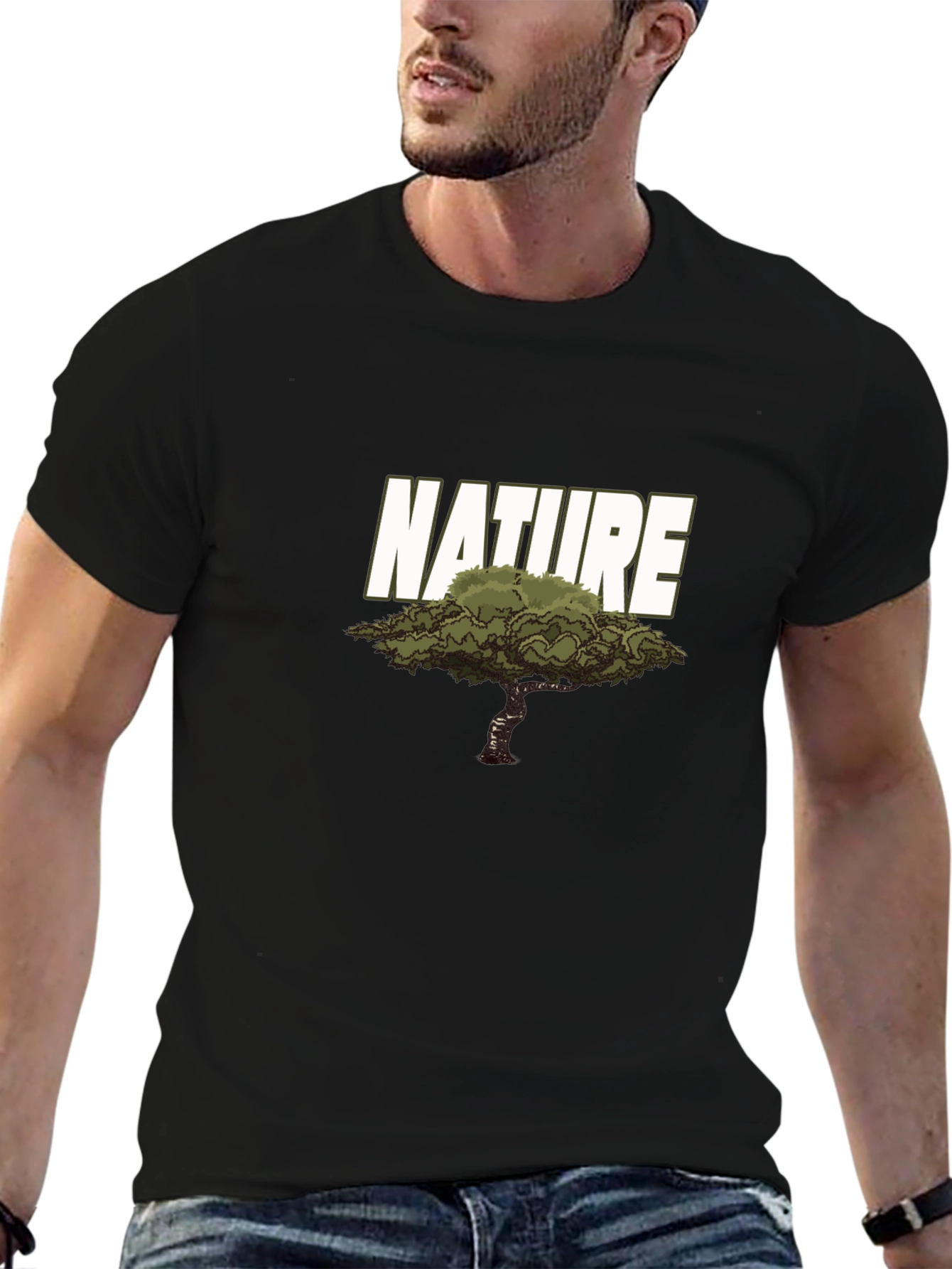 Nature Graphic T-Shirt - Cool Tree Design