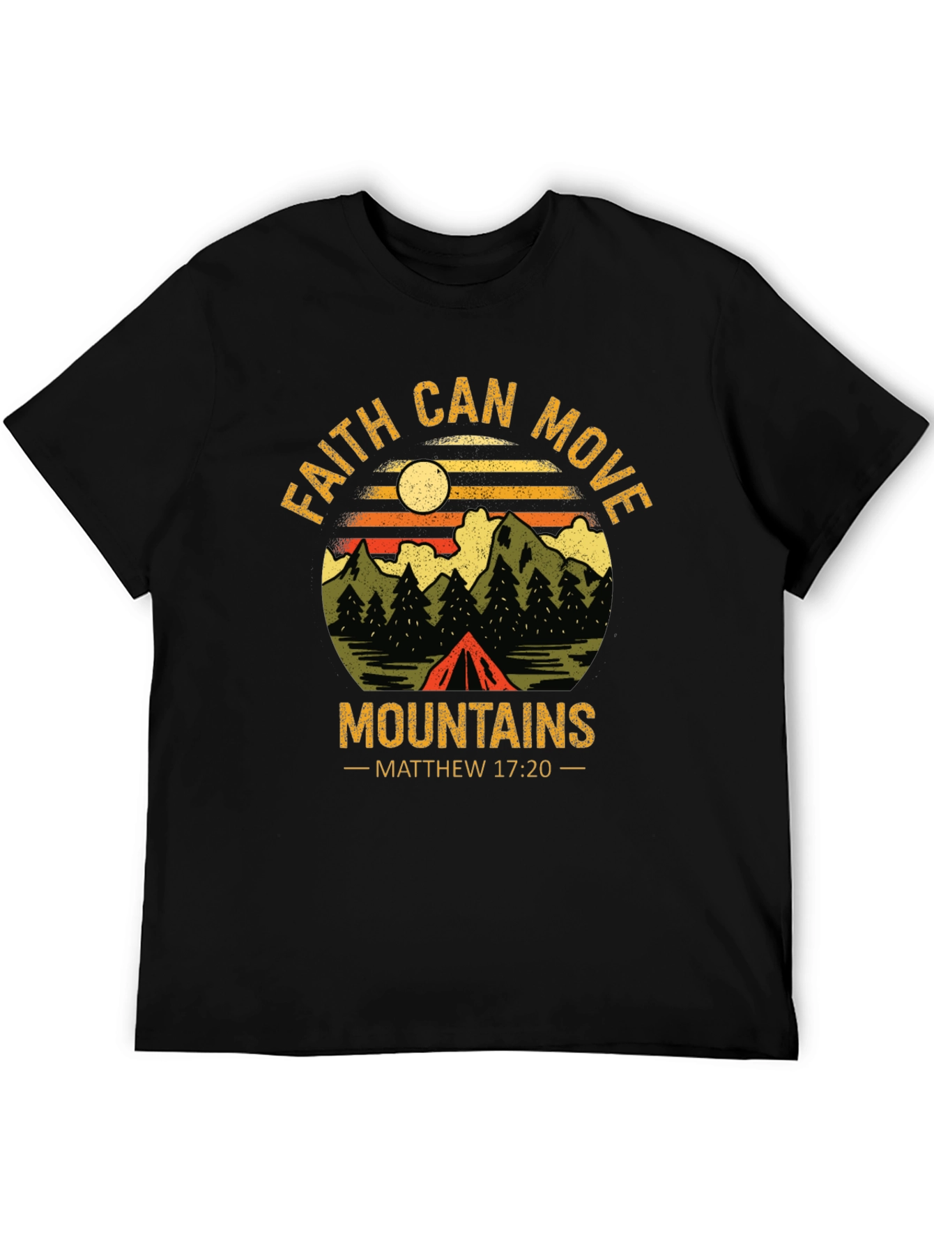 Faith Can Move Mountains Graphic T-Shirt
