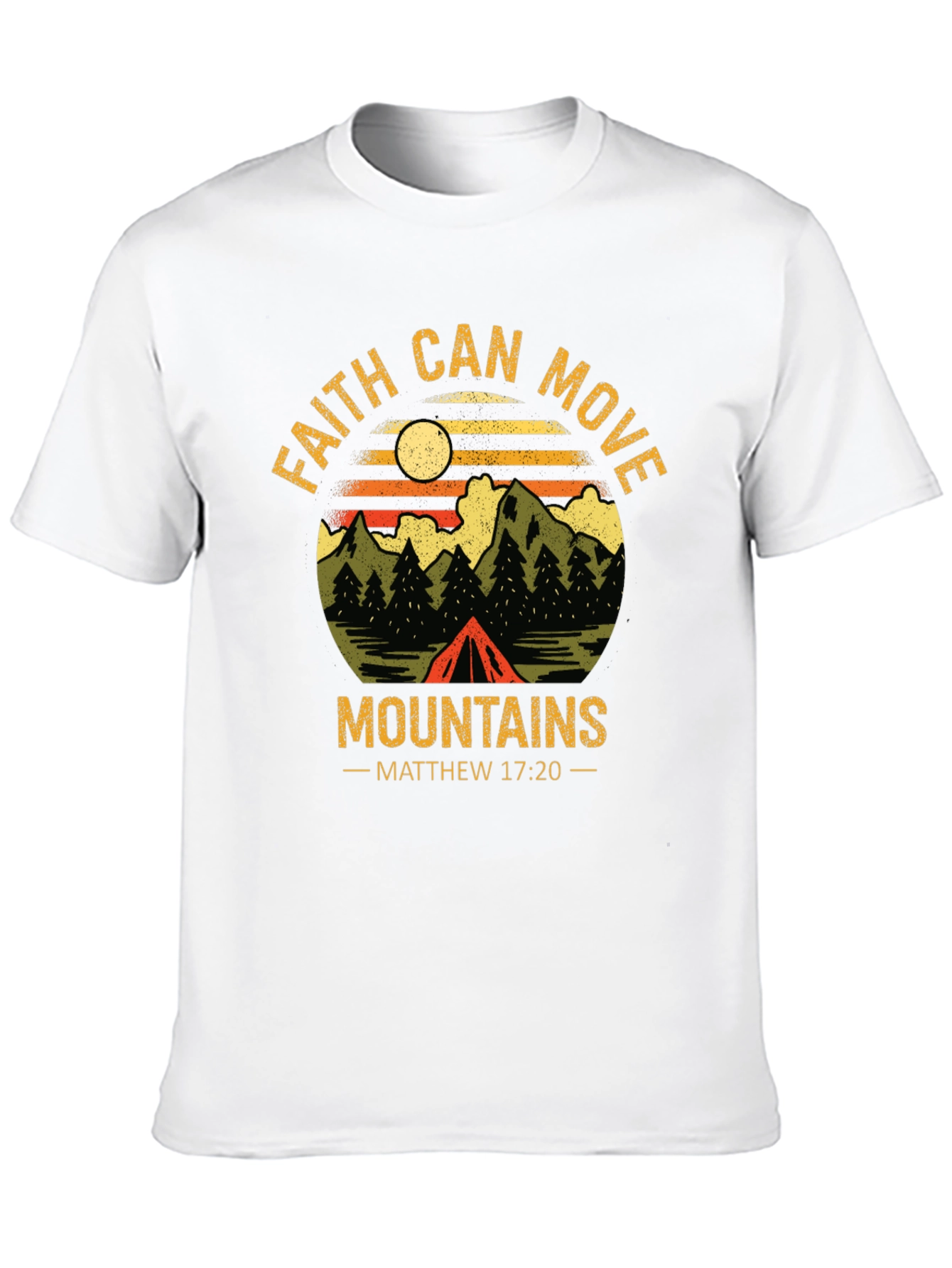 Faith Can Move Mountains Graphic T-Shirt