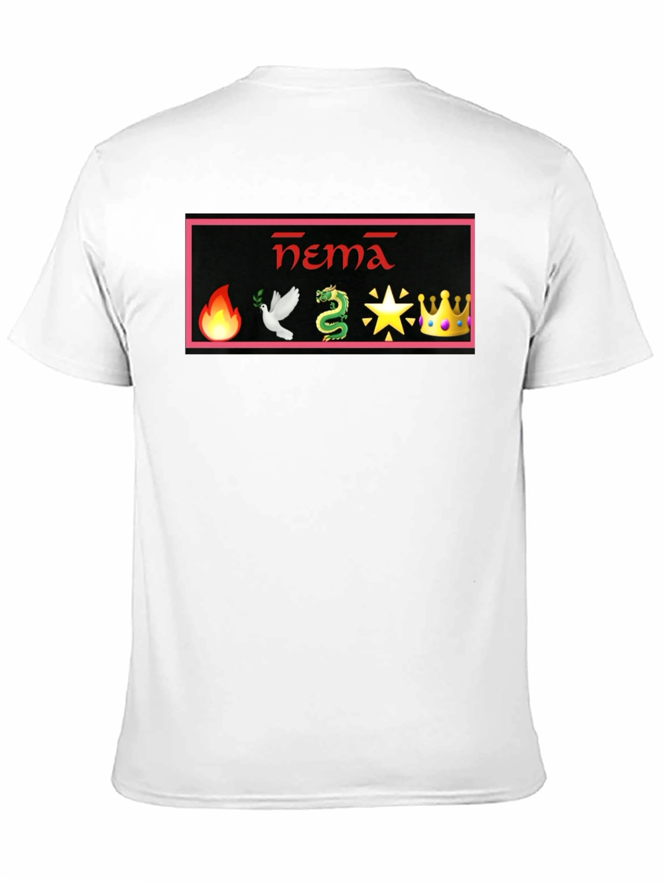 Black Graphic T-Shirt: Hema Design