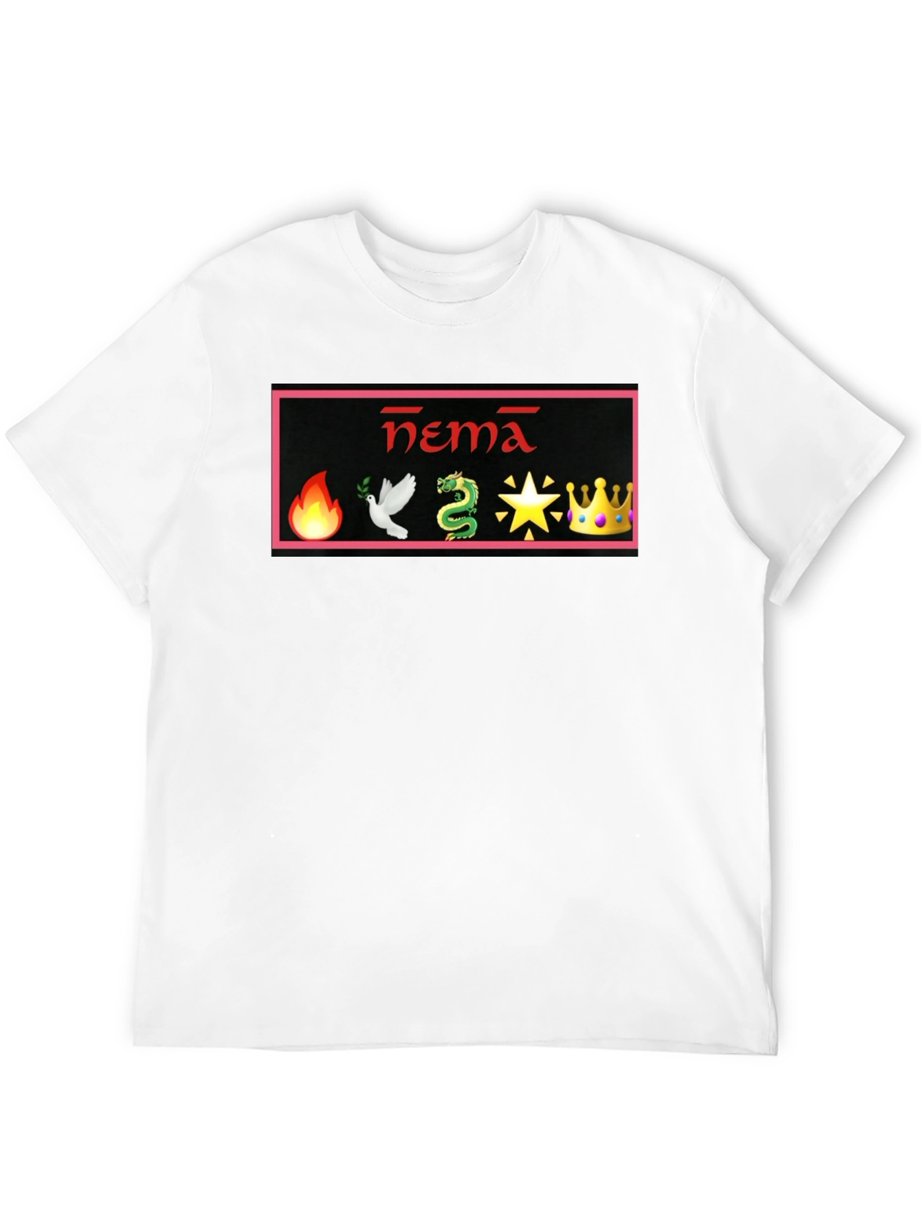 Black Graphic T-Shirt: Hema Design