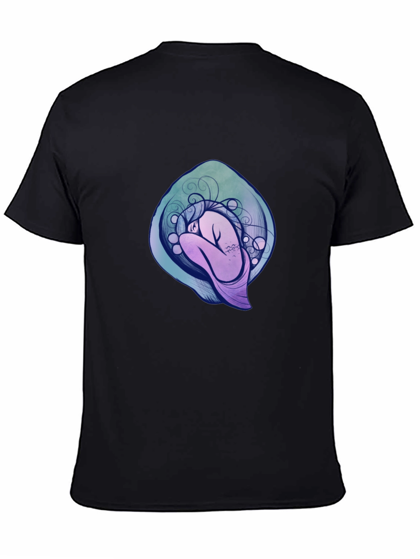 Abstract Figure Graphic Tee - Modern Art T-Shirt