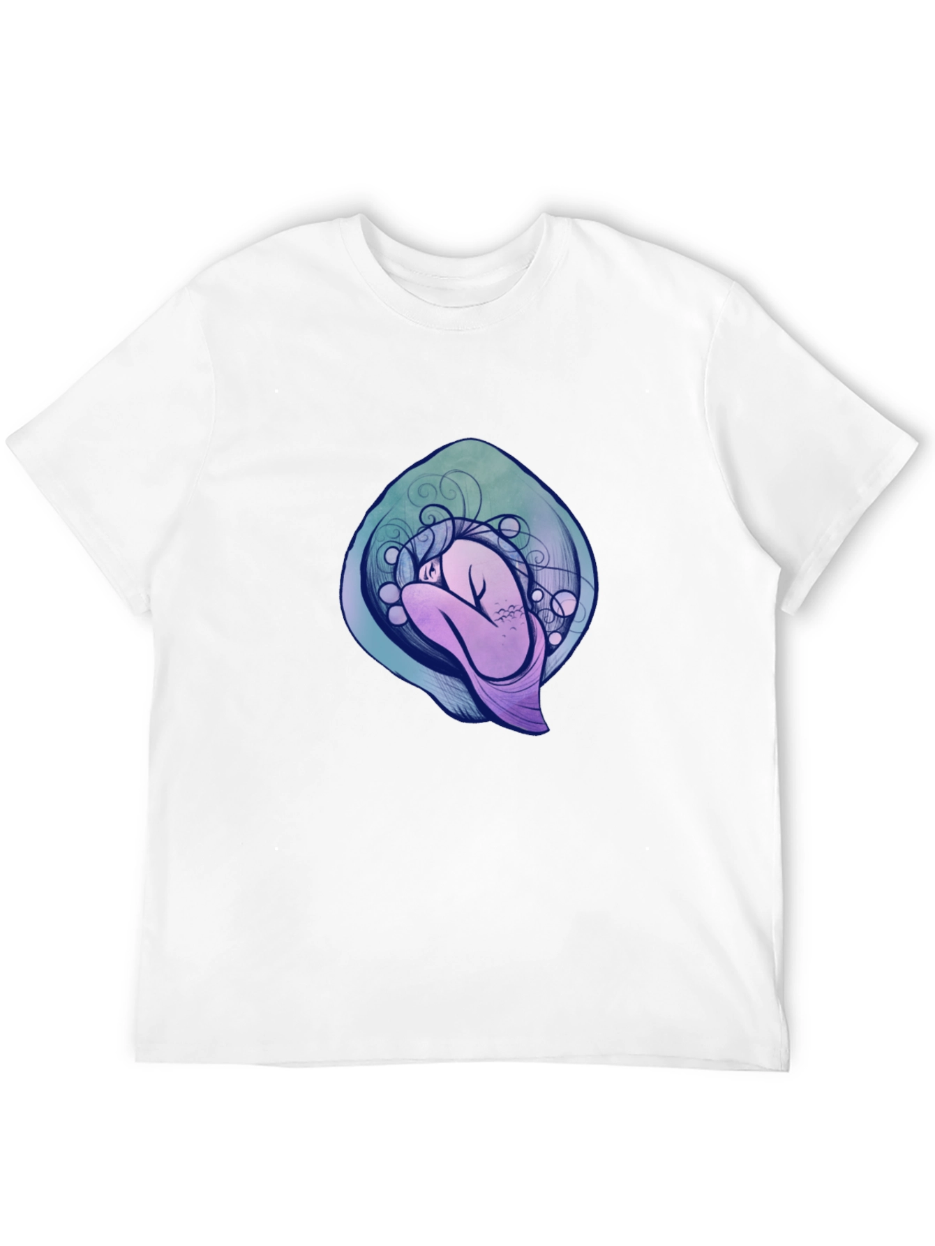 Abstract Figure Graphic Tee - Modern Art T-Shirt