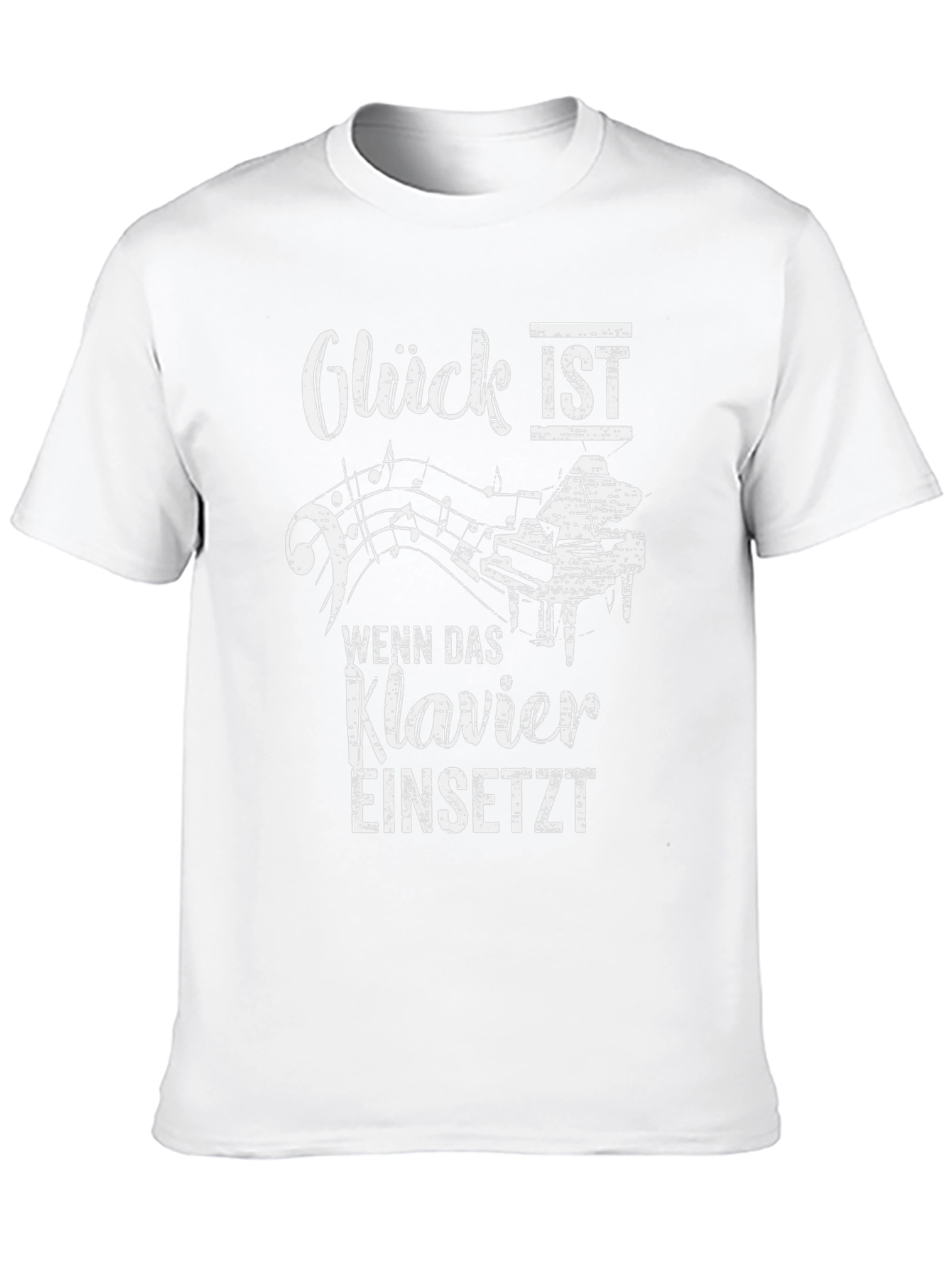 Gluck Ist Klavier T-Shirt