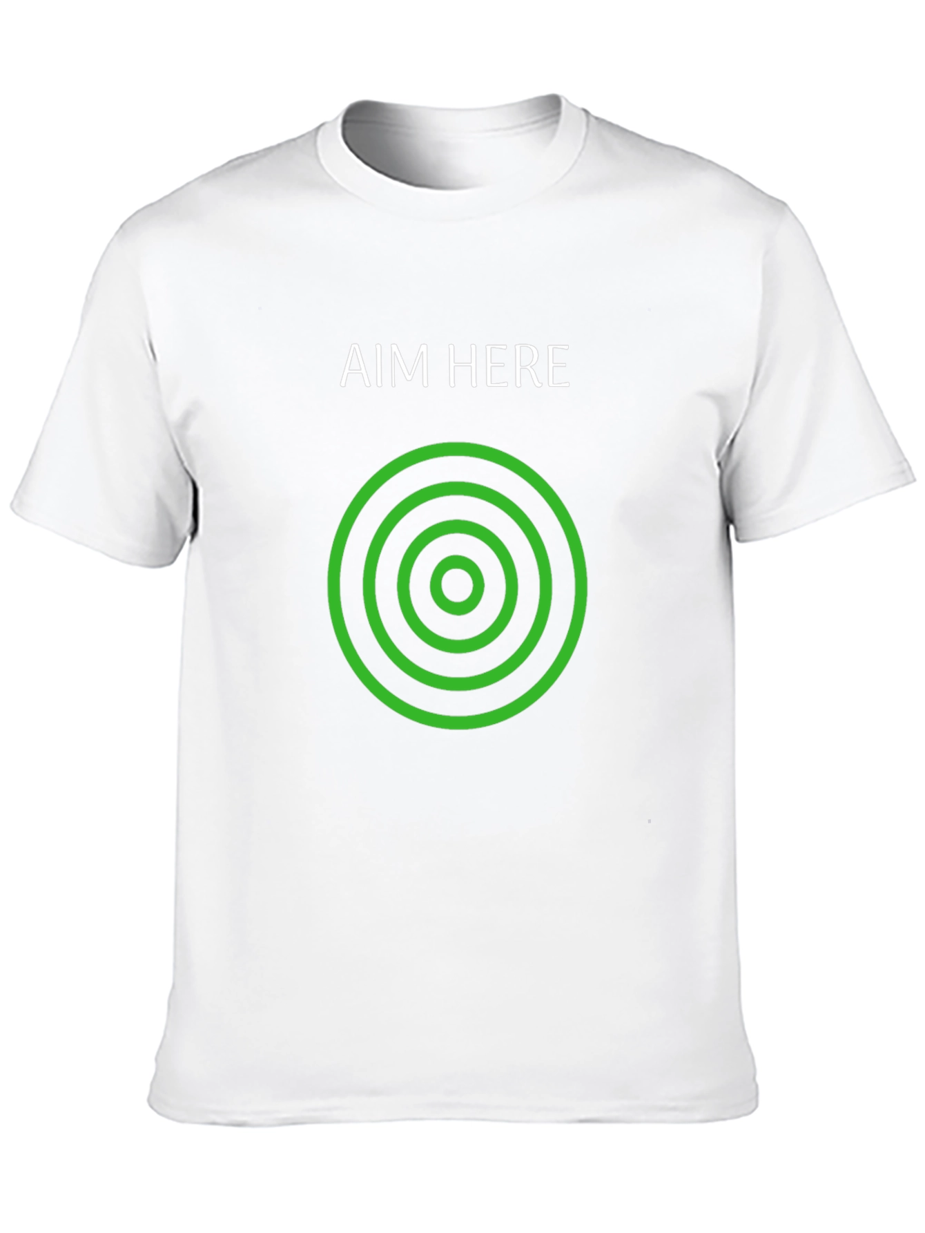 Aim Here T-Shirt - Black Graphic Tee